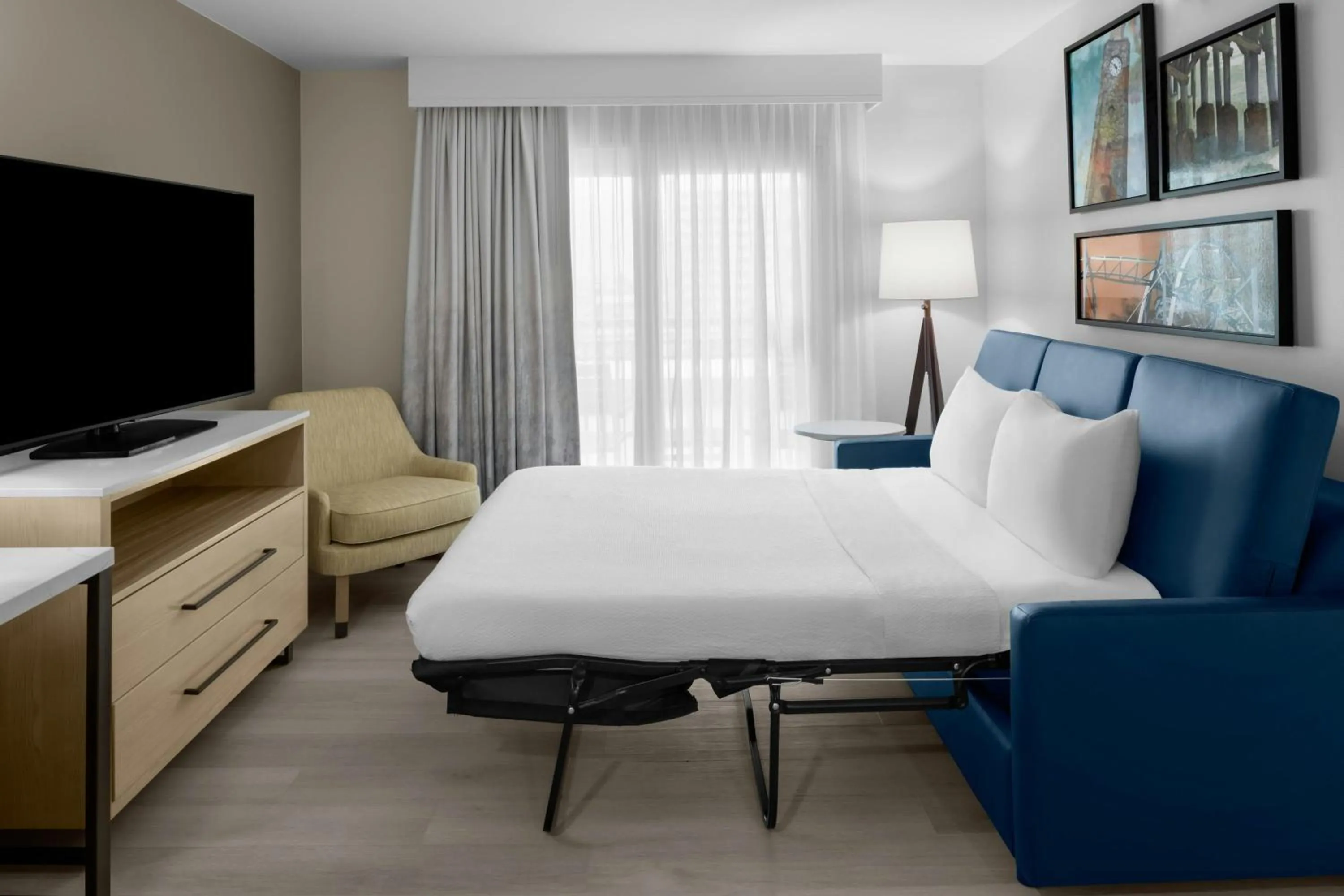 Photo of the whole room, Bed in Residence Inn by Marriott Daytona Beach Oceanfront