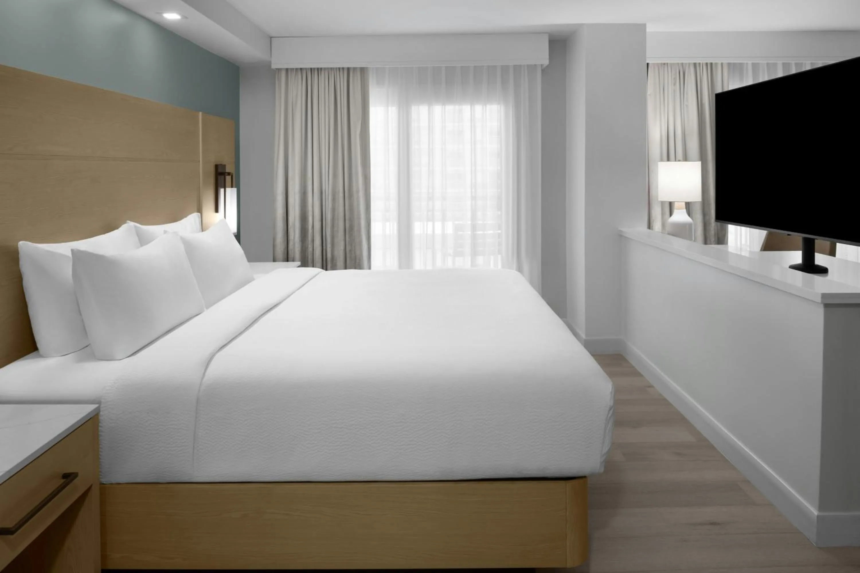 Photo of the whole room, Bed in Residence Inn by Marriott Daytona Beach Oceanfront