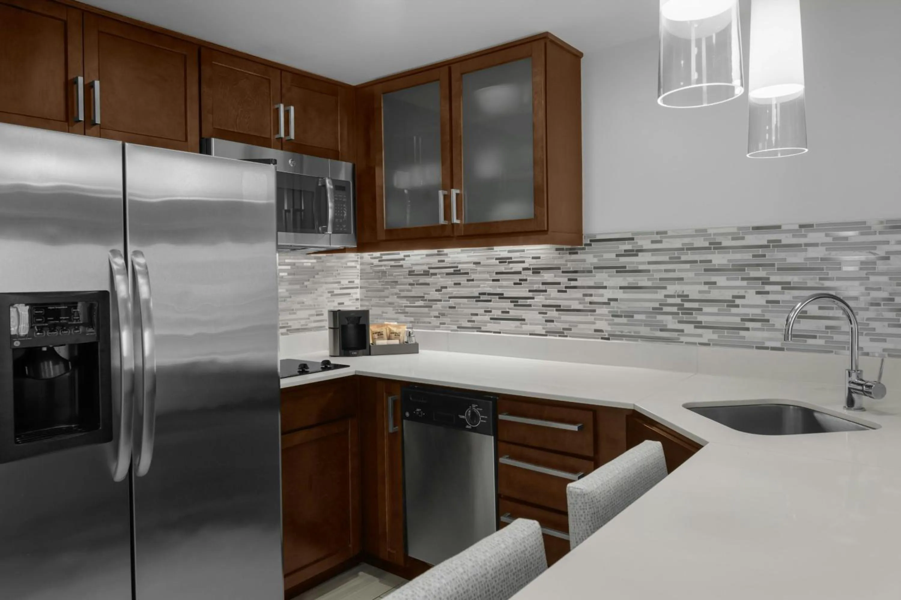 Kitchen or kitchenette in Residence Inn by Marriott Daytona Beach Oceanfront