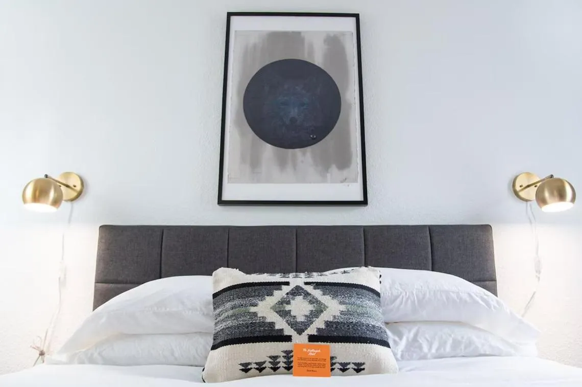 Bedroom, Bed in The Nightingale Motel