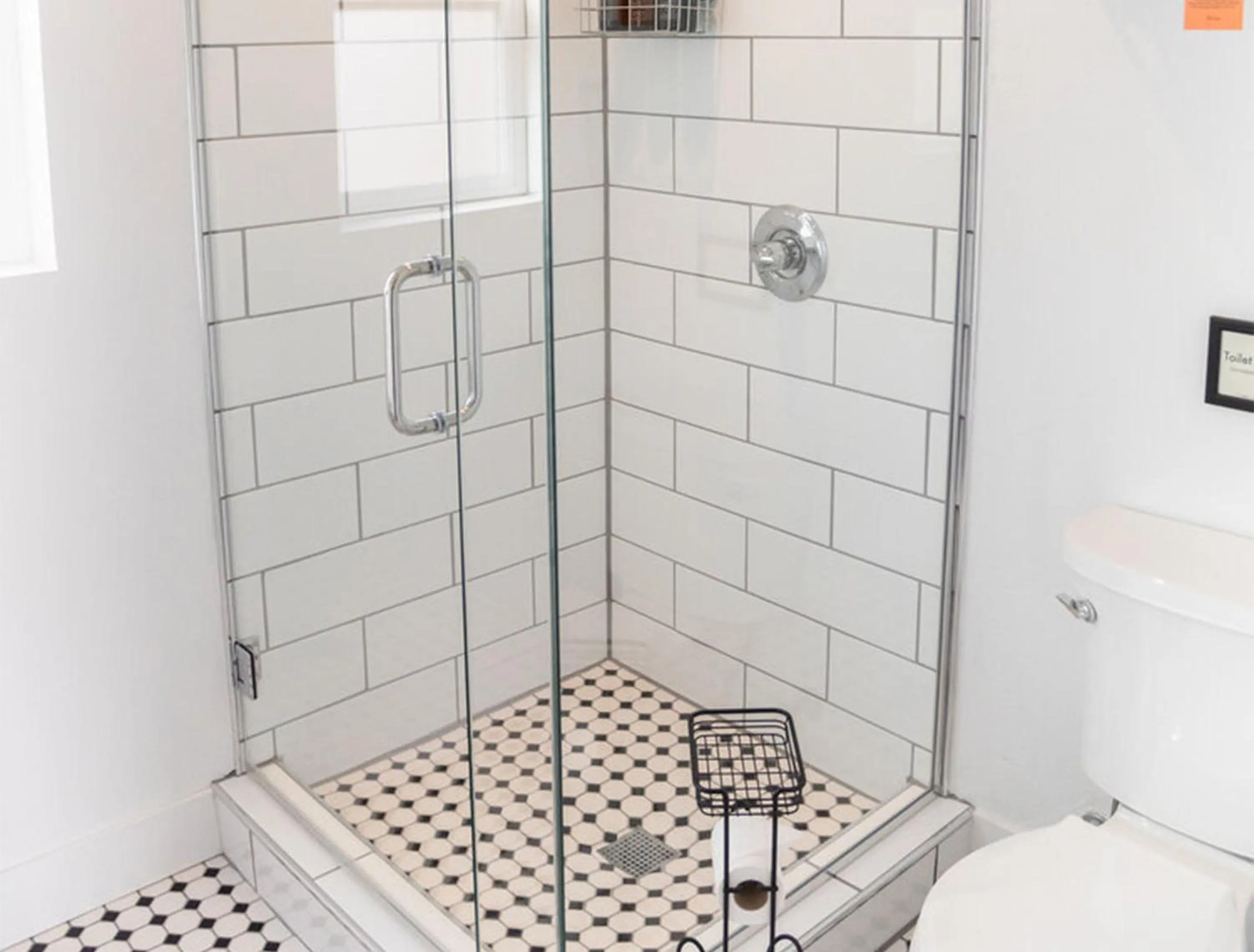 Shower in The Nightingale Motel