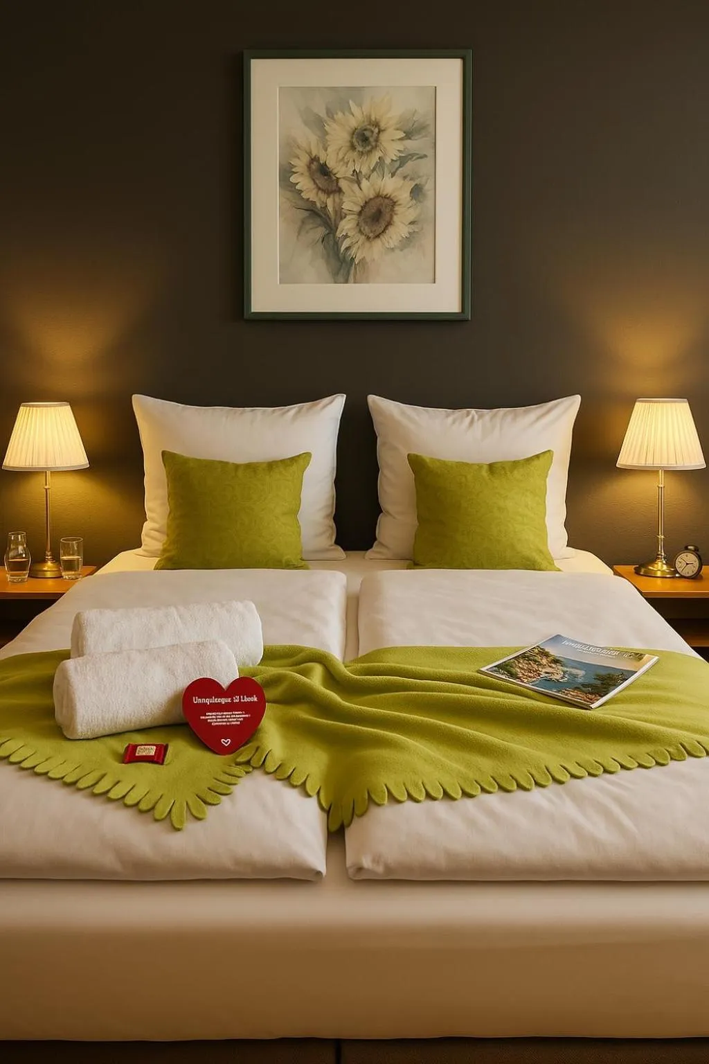 Bed in Hotel Schultheiss Hameln