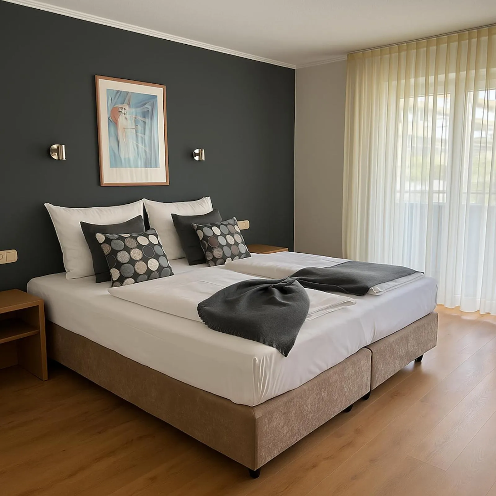 Photo of the whole room, Bed in Hotel Schultheiss Hameln