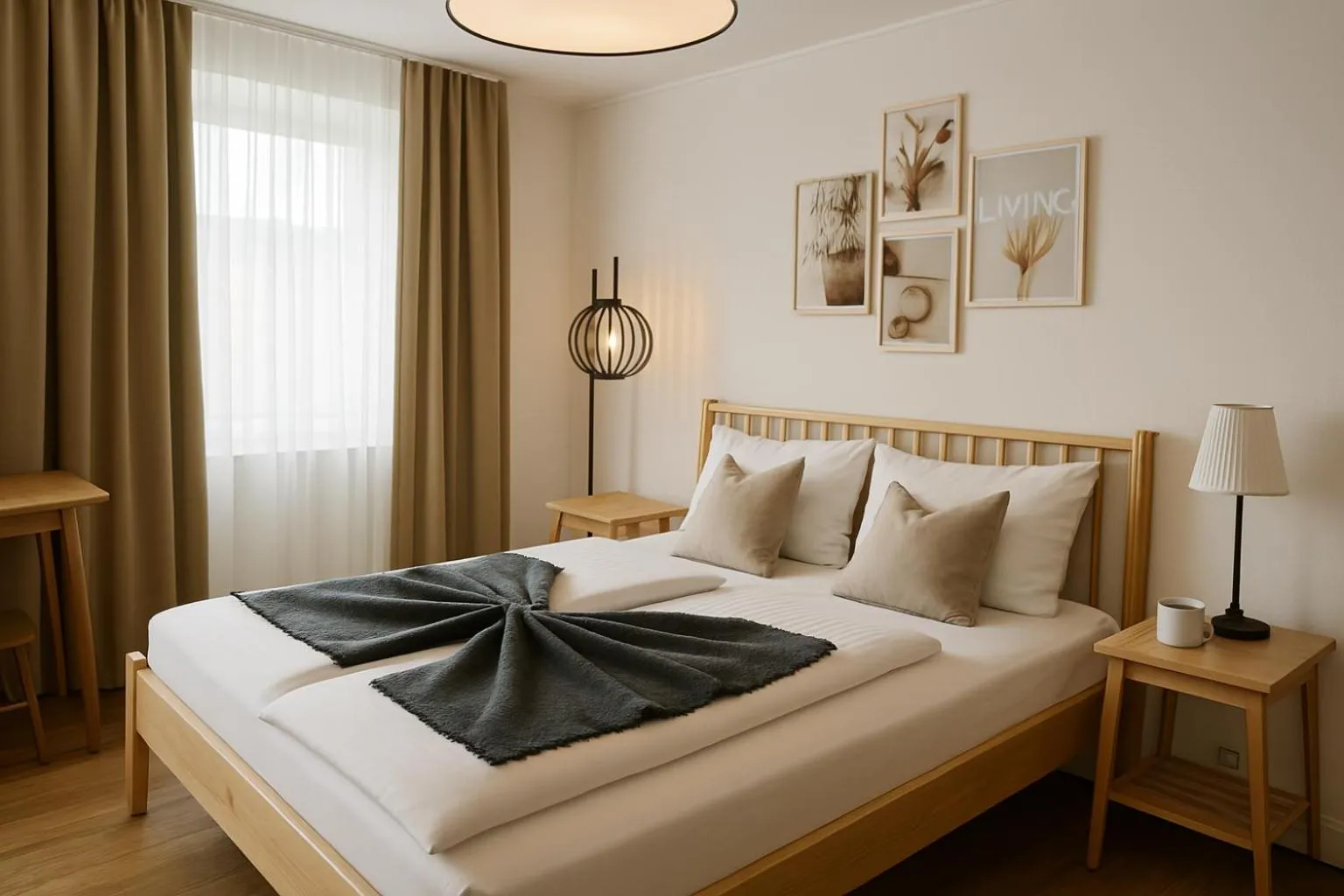 Photo of the whole room, Bed in Hotel Schultheiss Hameln