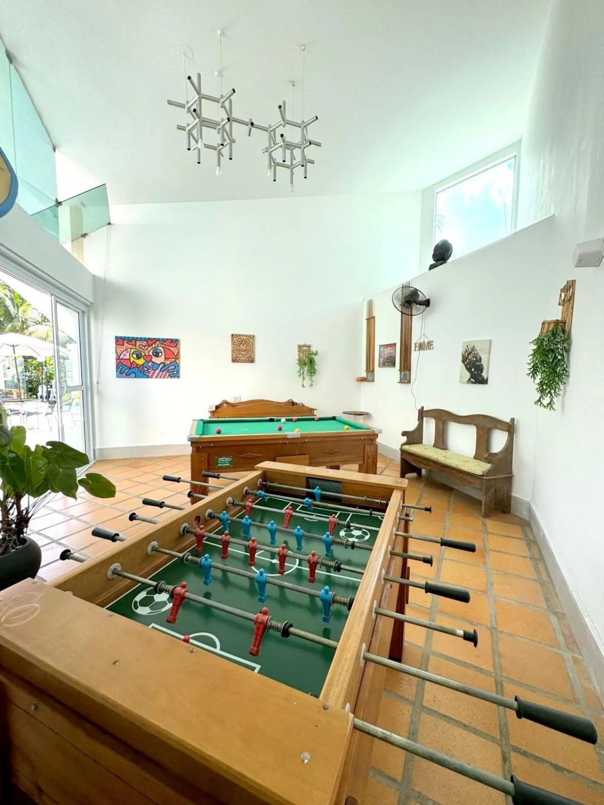 Game Room in Pousada Village Cozumel