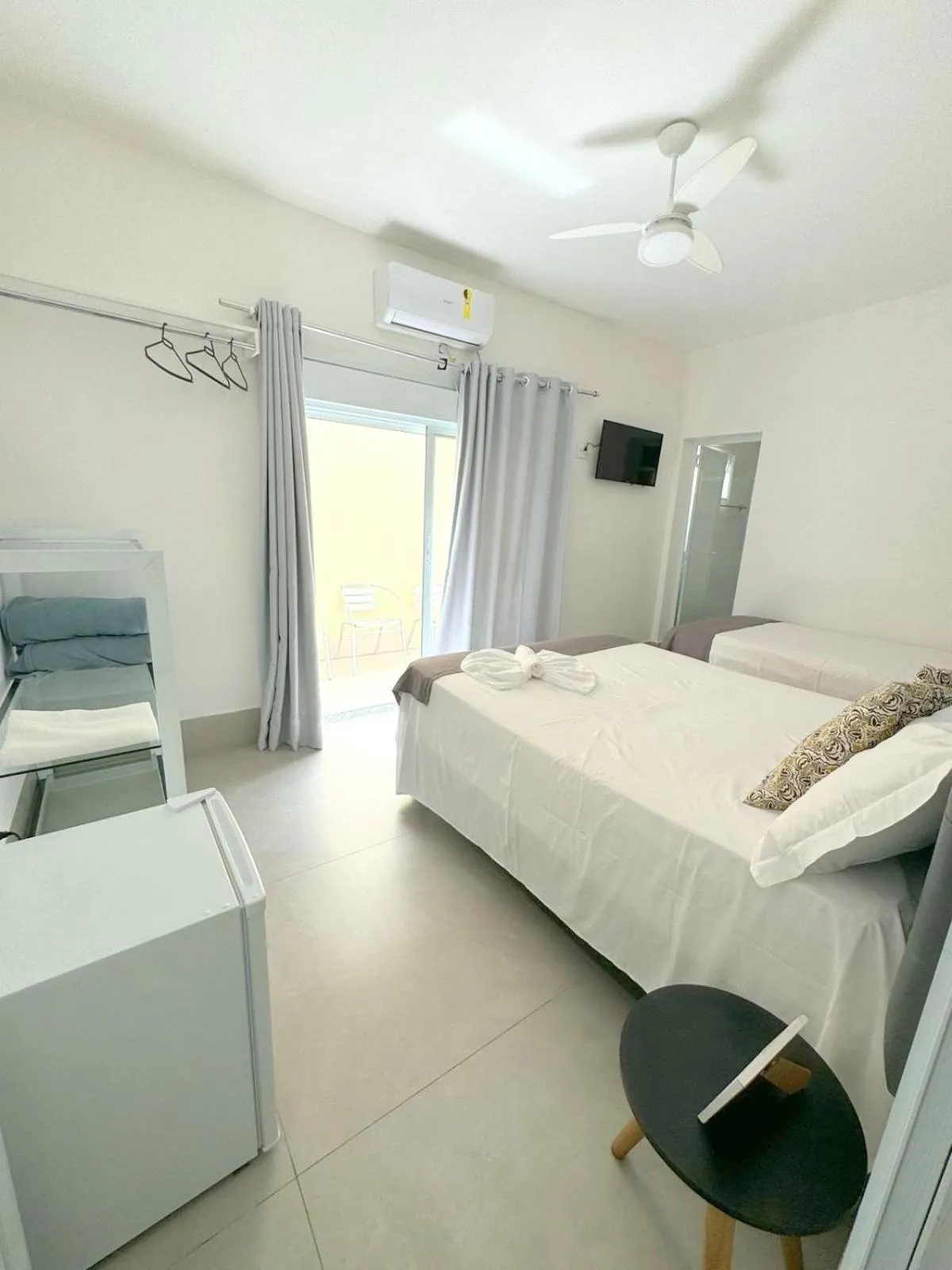 Bed in Pousada Village Cozumel