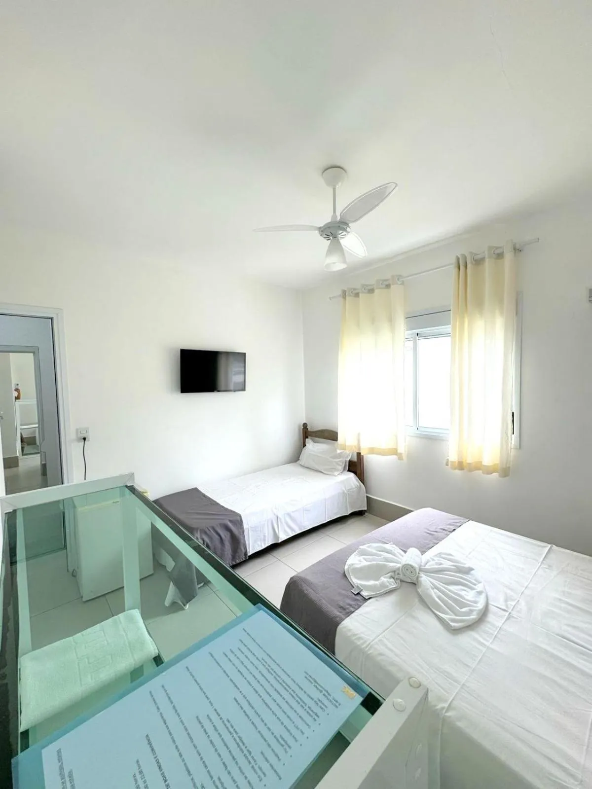 Bed in Pousada Village Cozumel