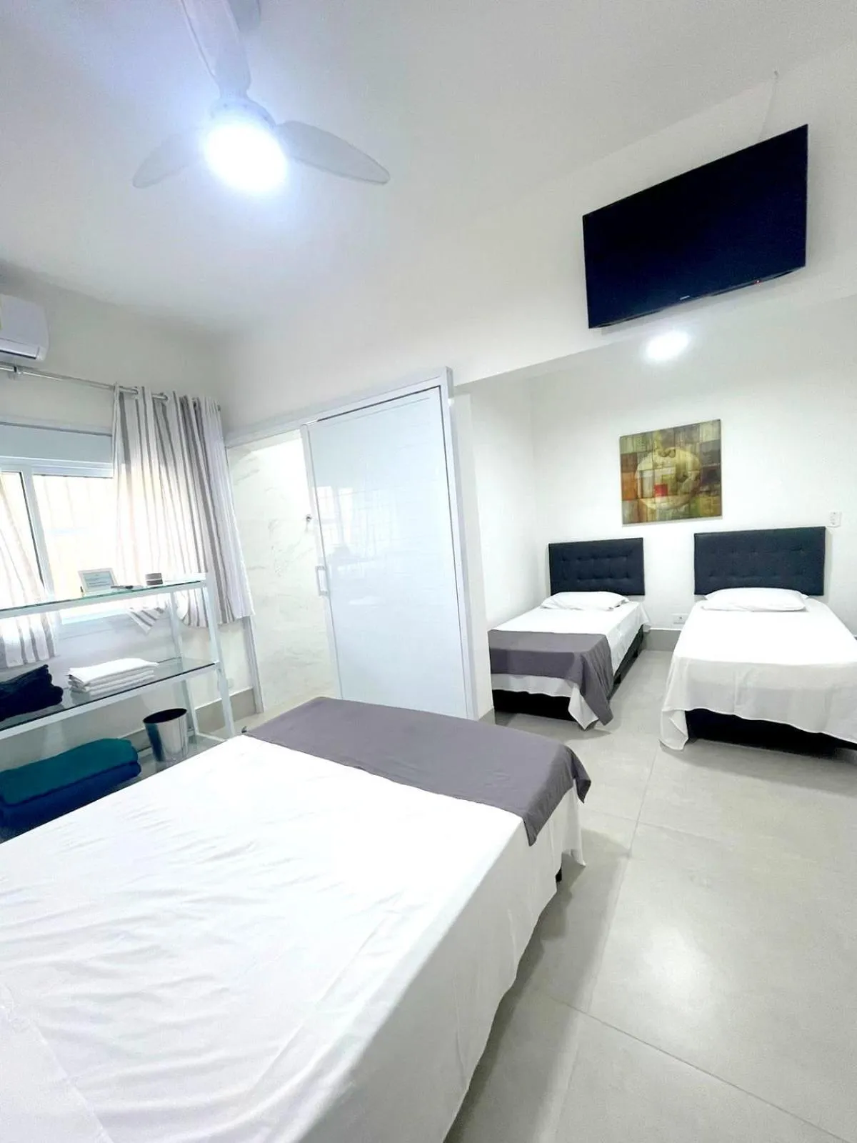 Bed in Pousada Village Cozumel