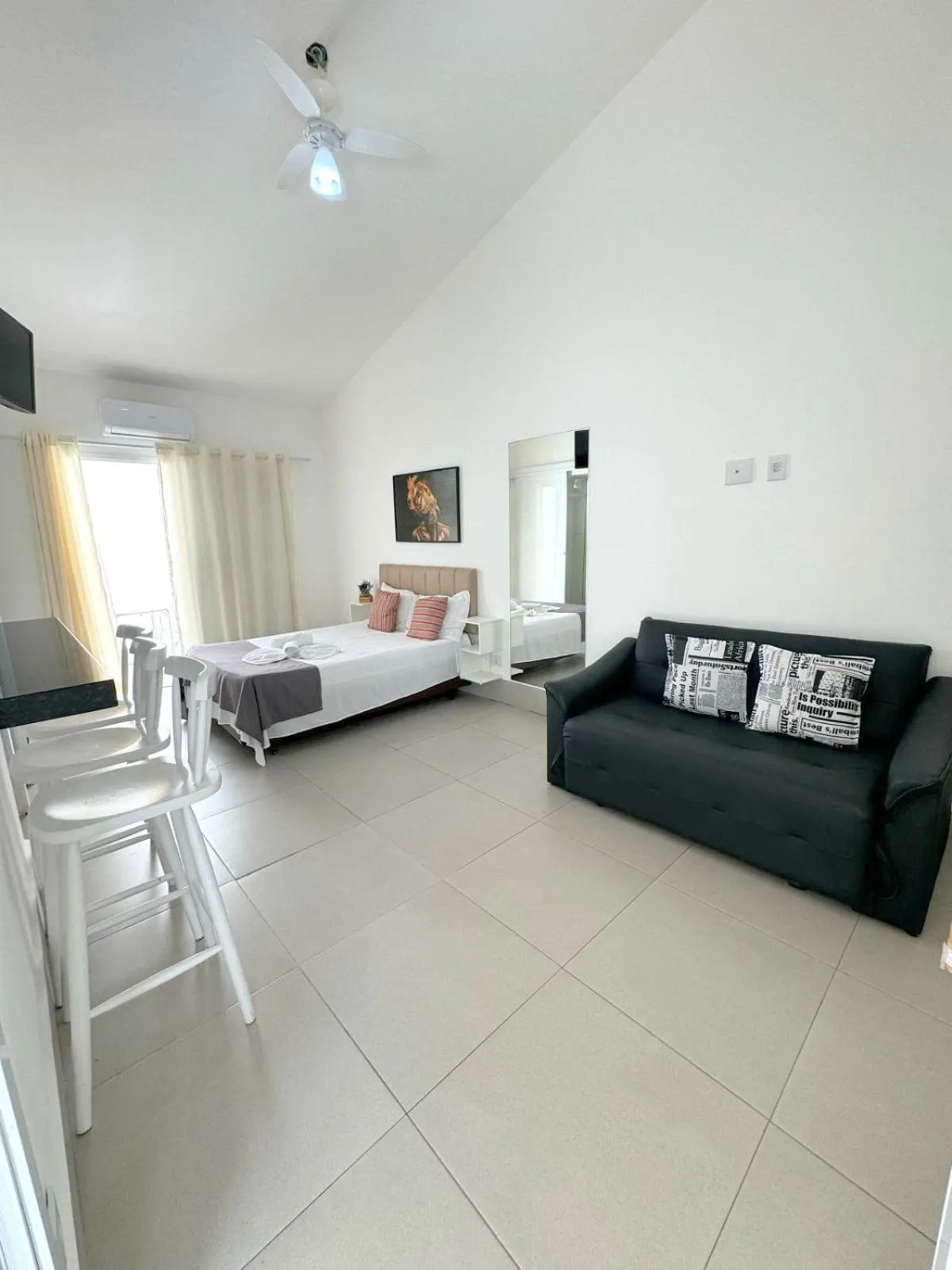 Bed in Pousada Village Cozumel