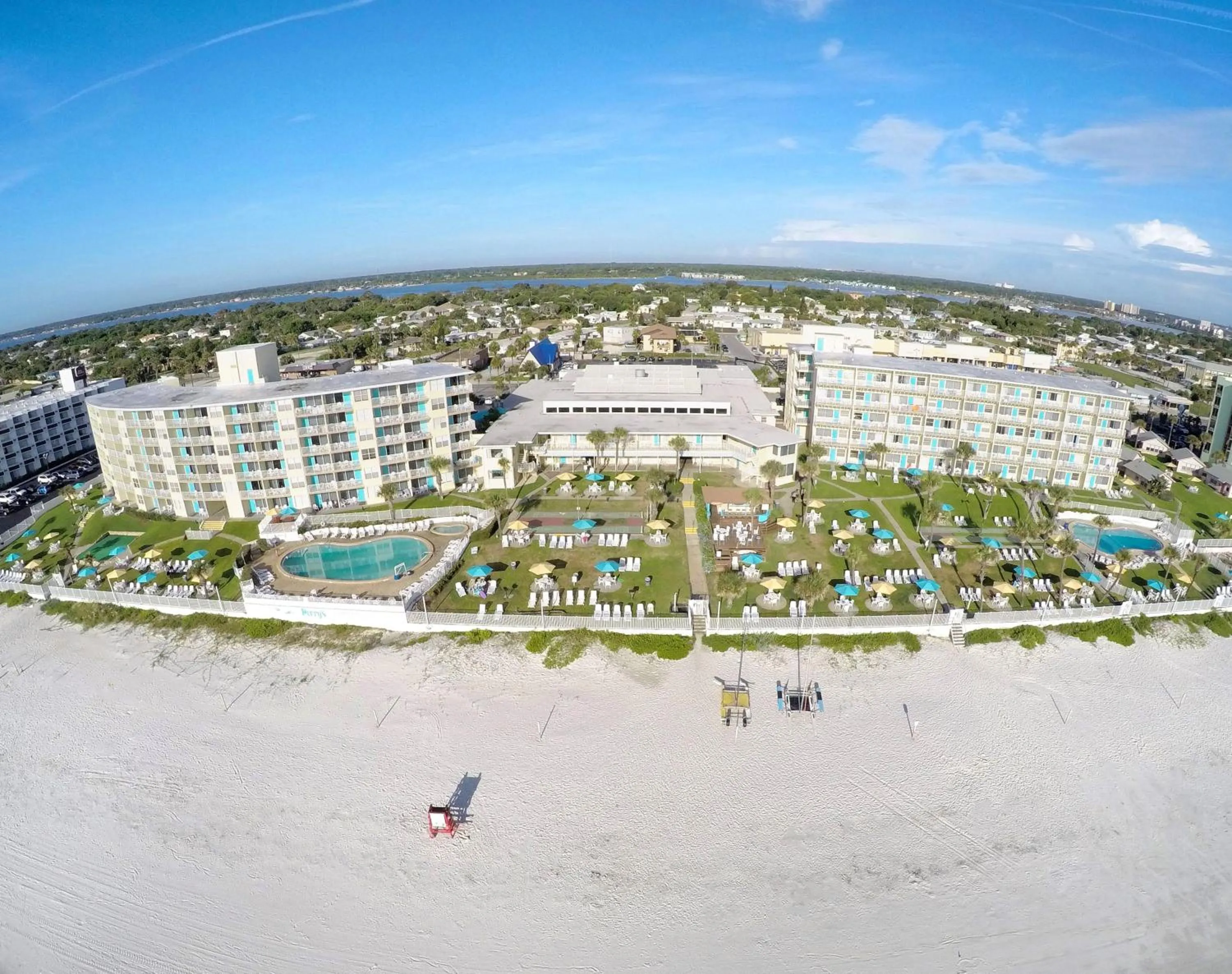 Bird's eye view in Perry's Ocean-Edge Resort