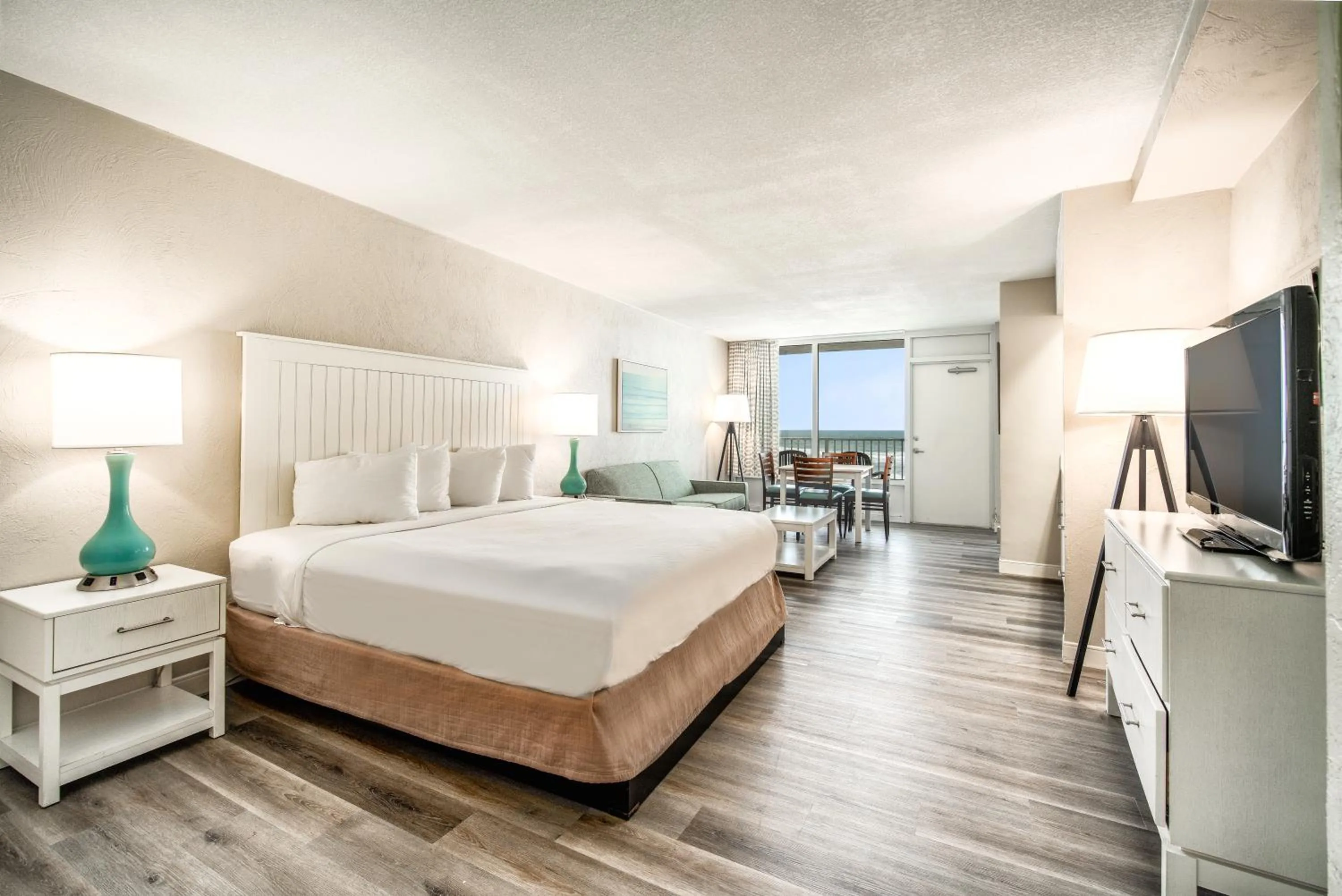 Bed in Perry's Ocean-Edge Resort