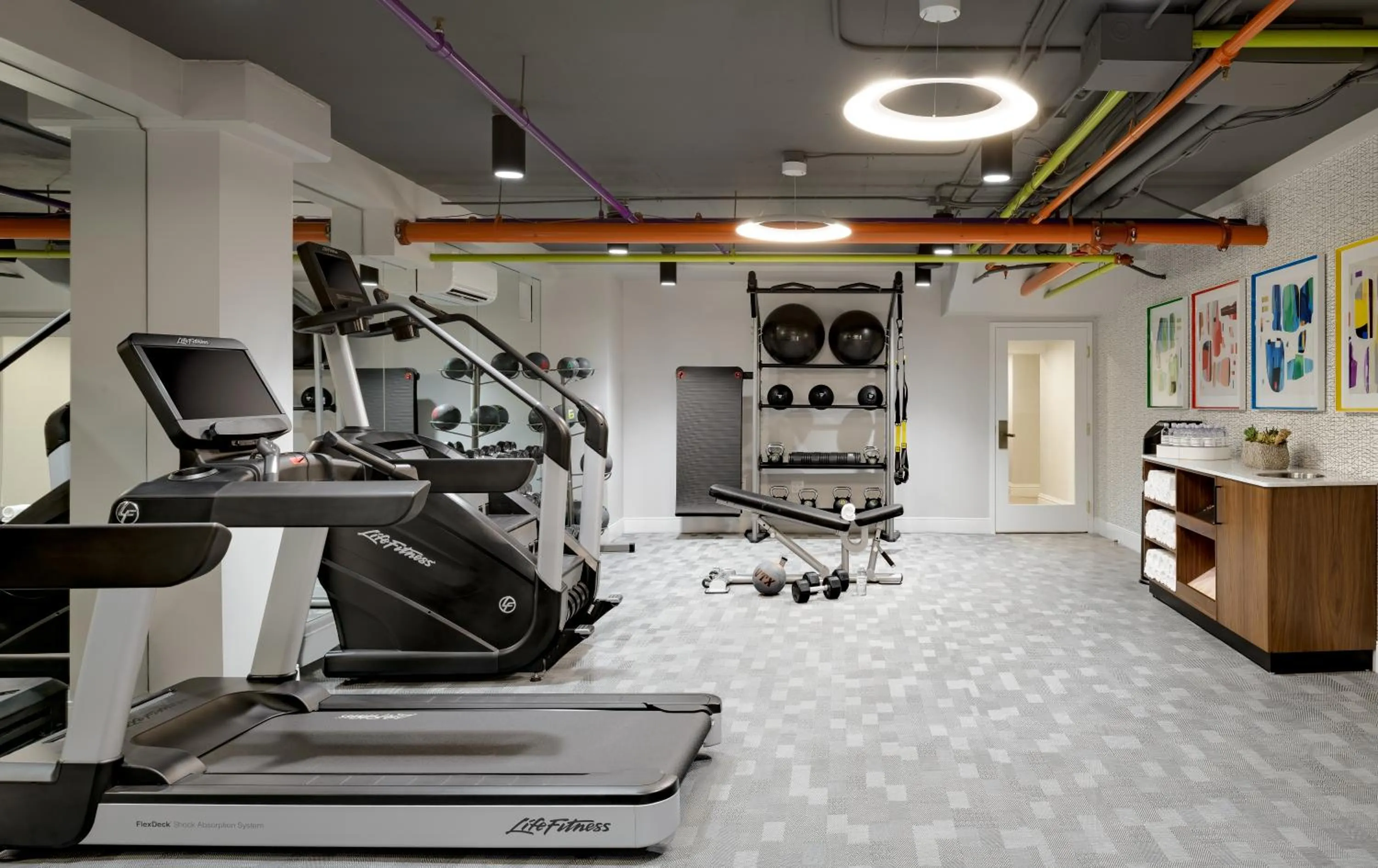Fitness centre/facilities in Le Parc at Melrose