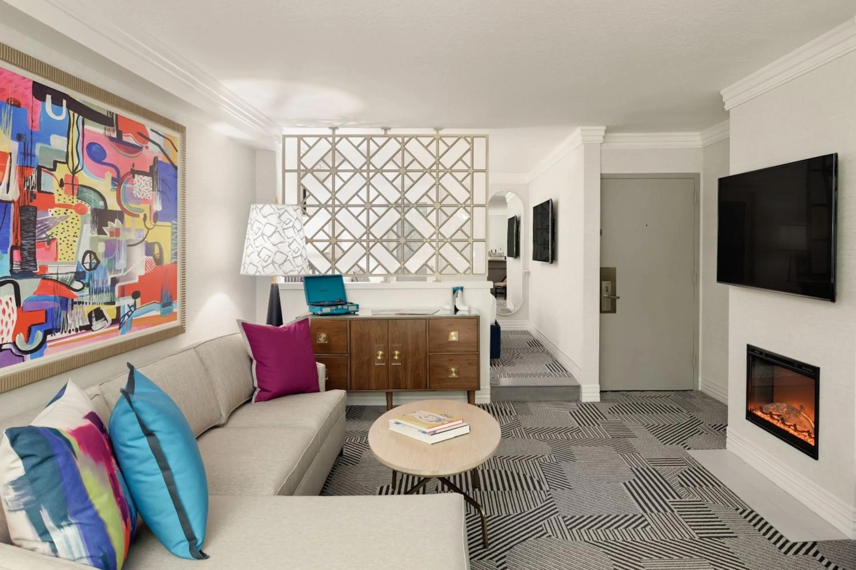 Seating area in Le Parc at Melrose