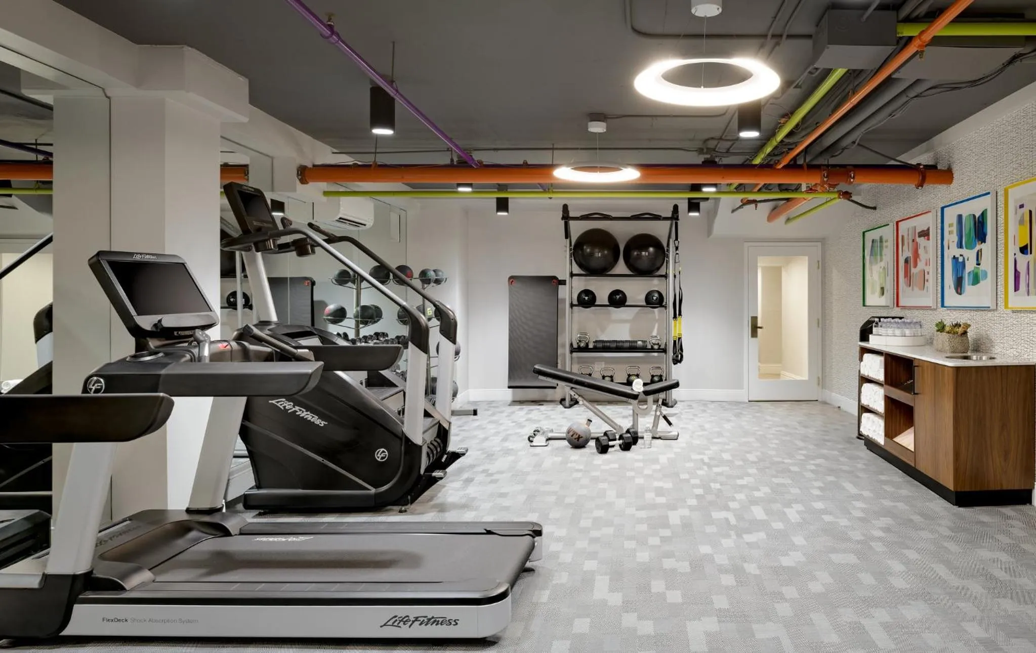 Fitness centre/facilities in Le Parc at Melrose