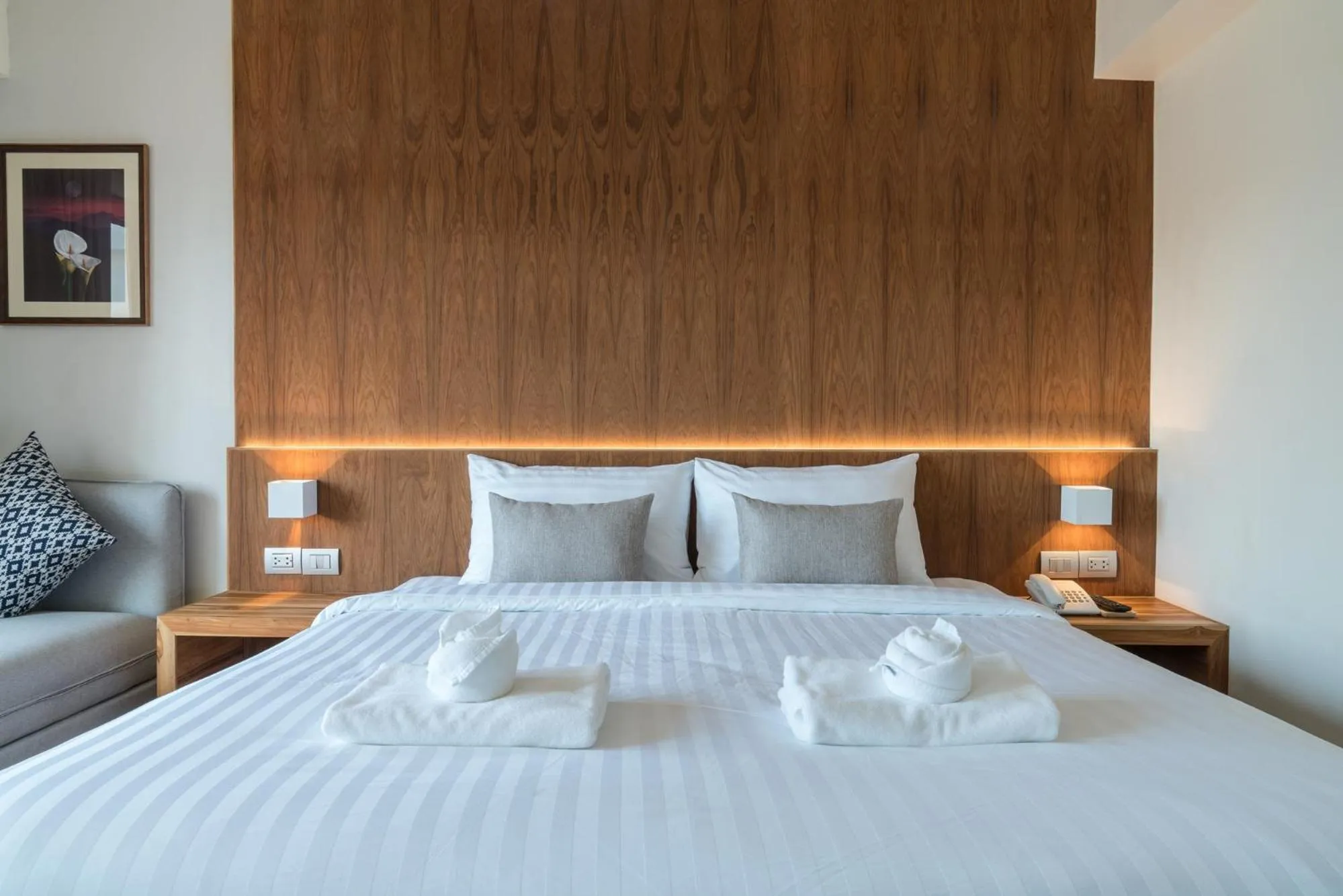 Bed in Nuan Boutique Hotel