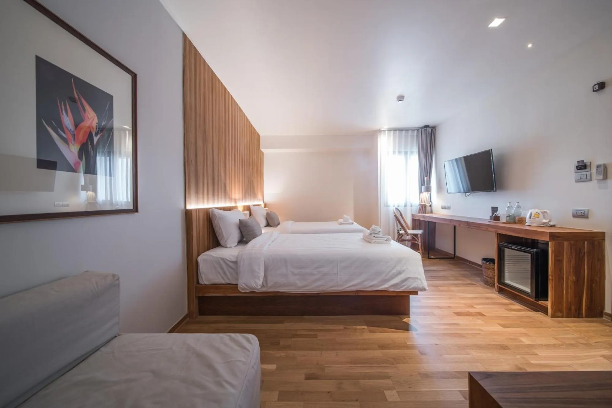 Photo of the whole room, Bed in Nuan Boutique Hotel