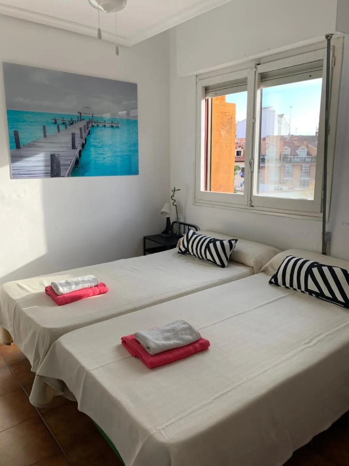 Bed in Hotel y Restaurante Puerta de Aranda