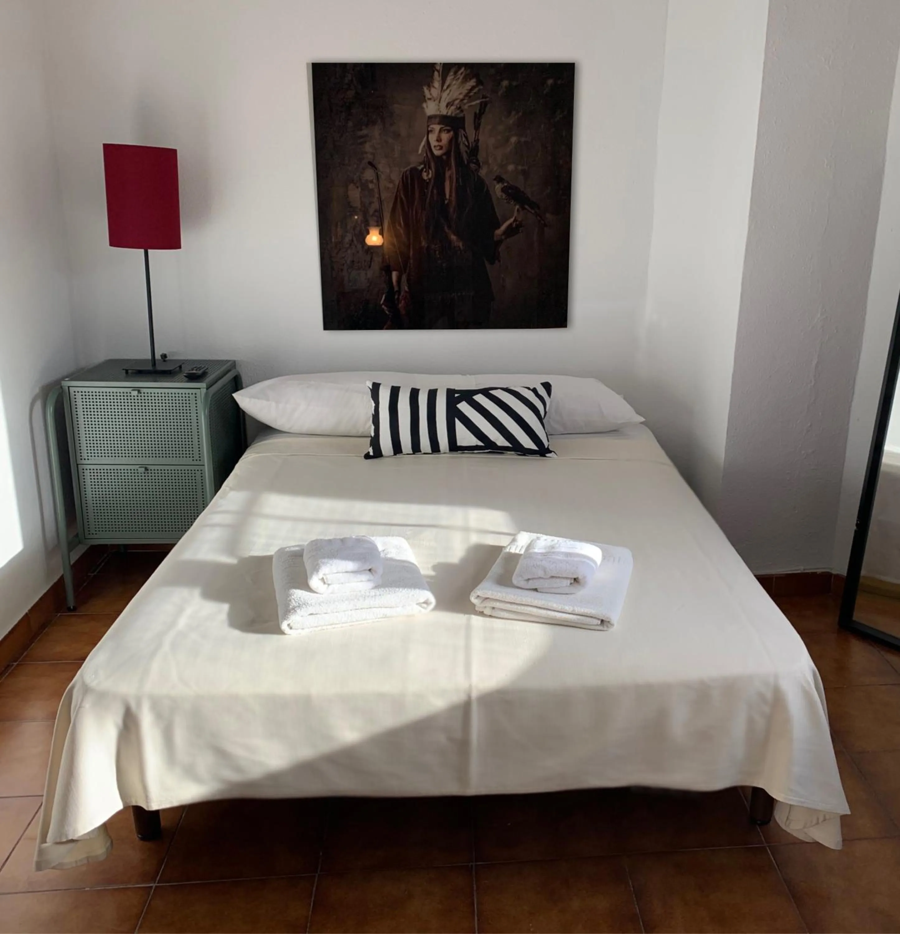 Bed in Hotel y Restaurante Puerta de Aranda