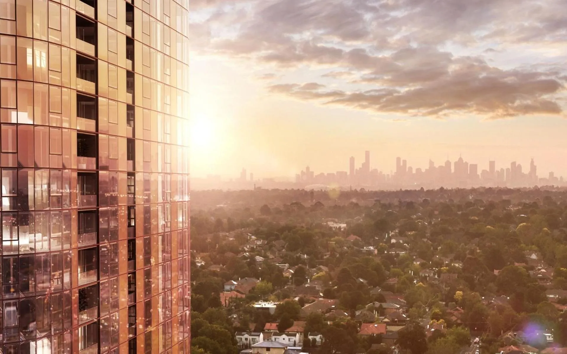 Property building in Sky One Apartments by CLLIX