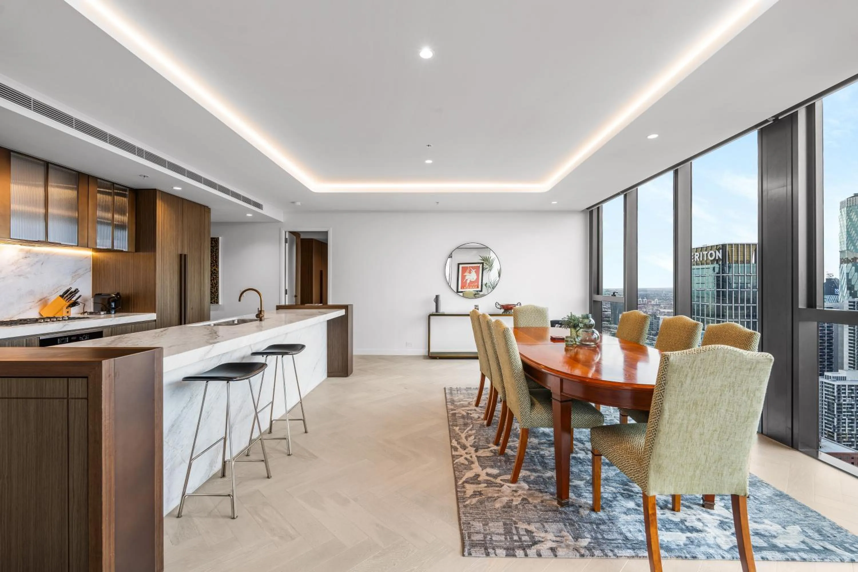 kitchen in Collins House Apartments by CLLIX