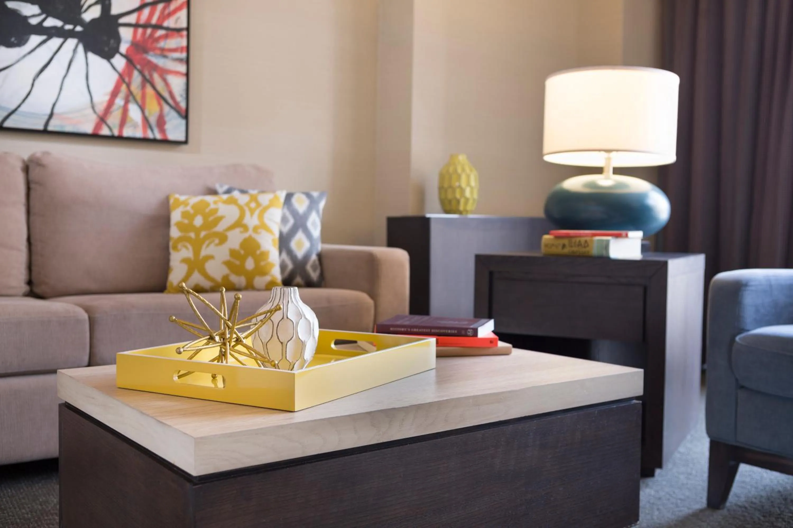 Living room in The Windsor Suites