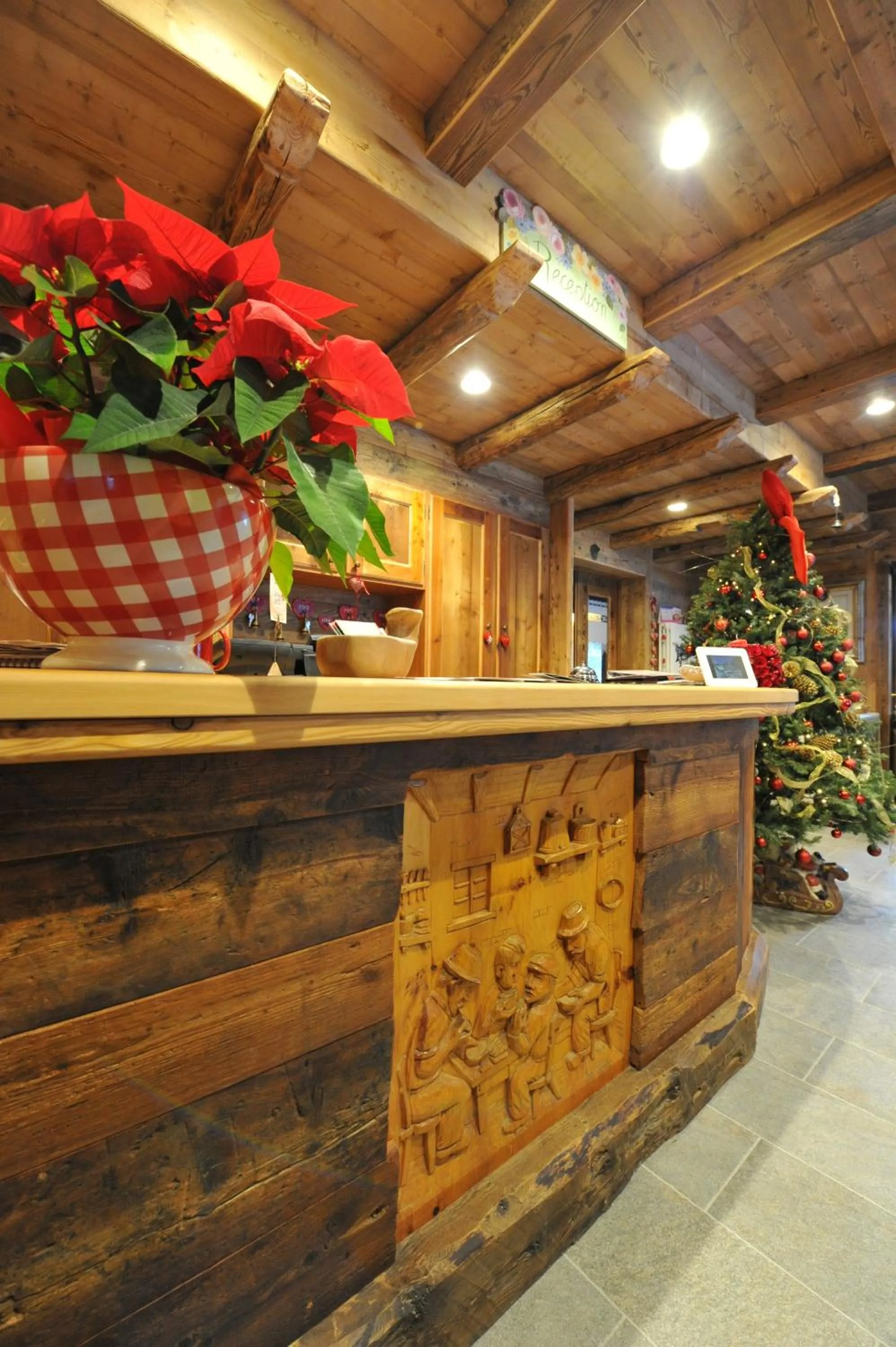 Lobby or reception in Hotel Des Roses