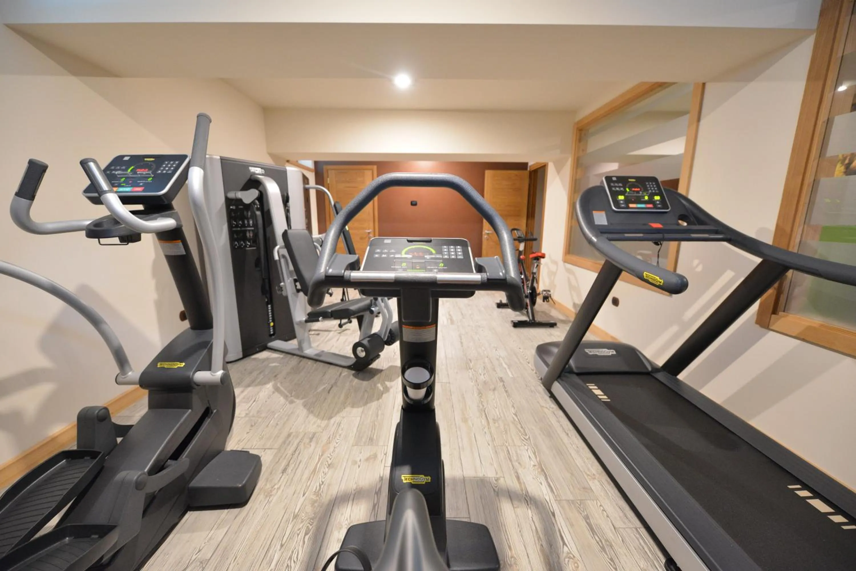 Fitness centre/facilities in Hotel Des Roses