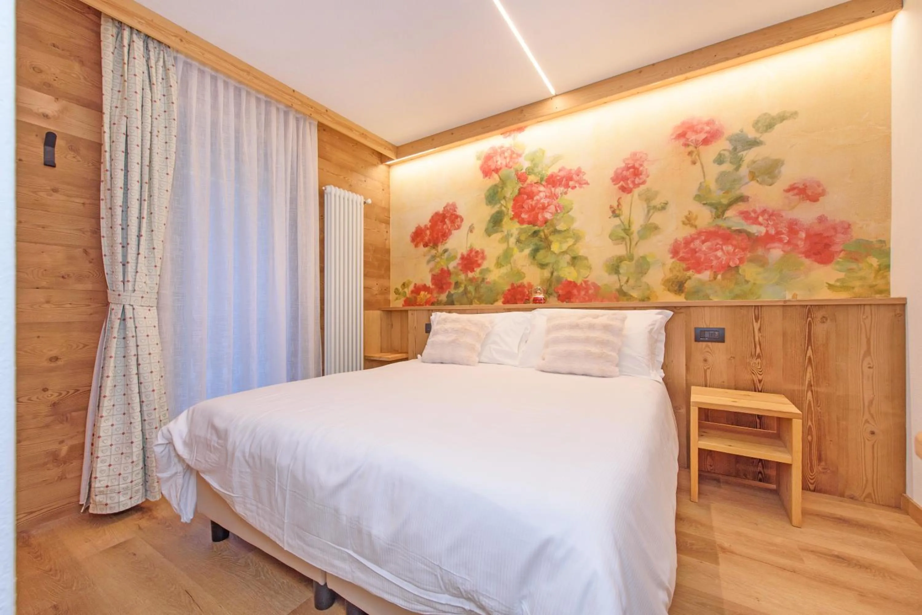Bed in Hotel Des Roses