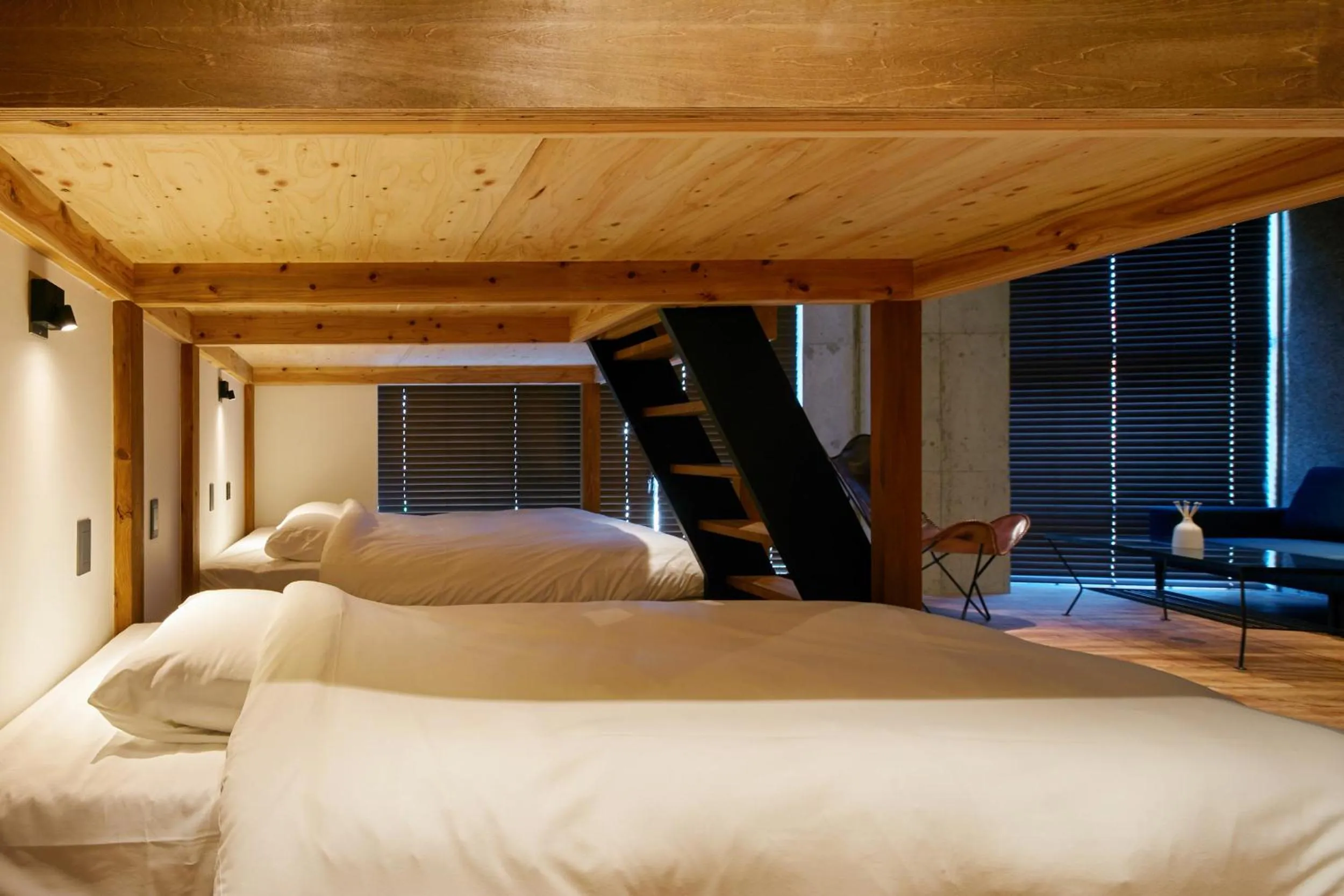 Bedroom, Bed in mizuka Nakasu 5 - unmanned hotel -