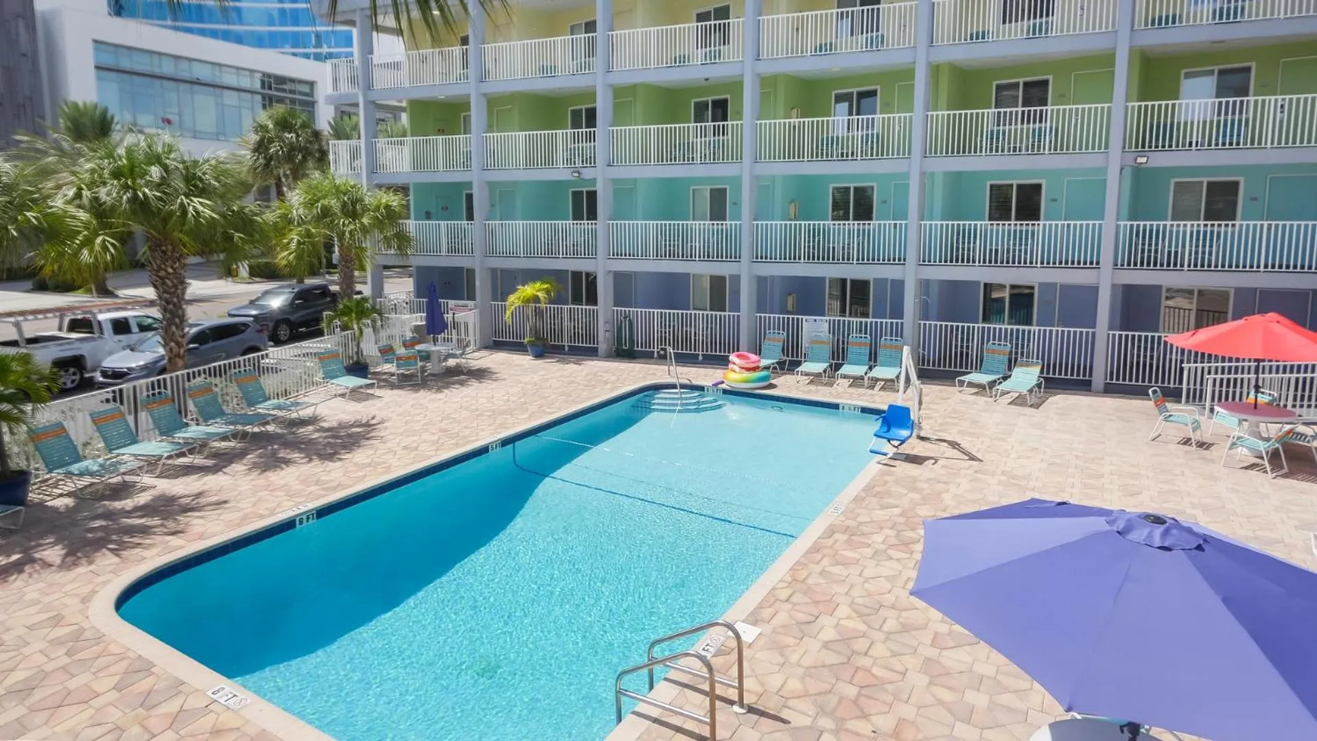 Property building in Pelican Pointe Clearwater Beach Hotel