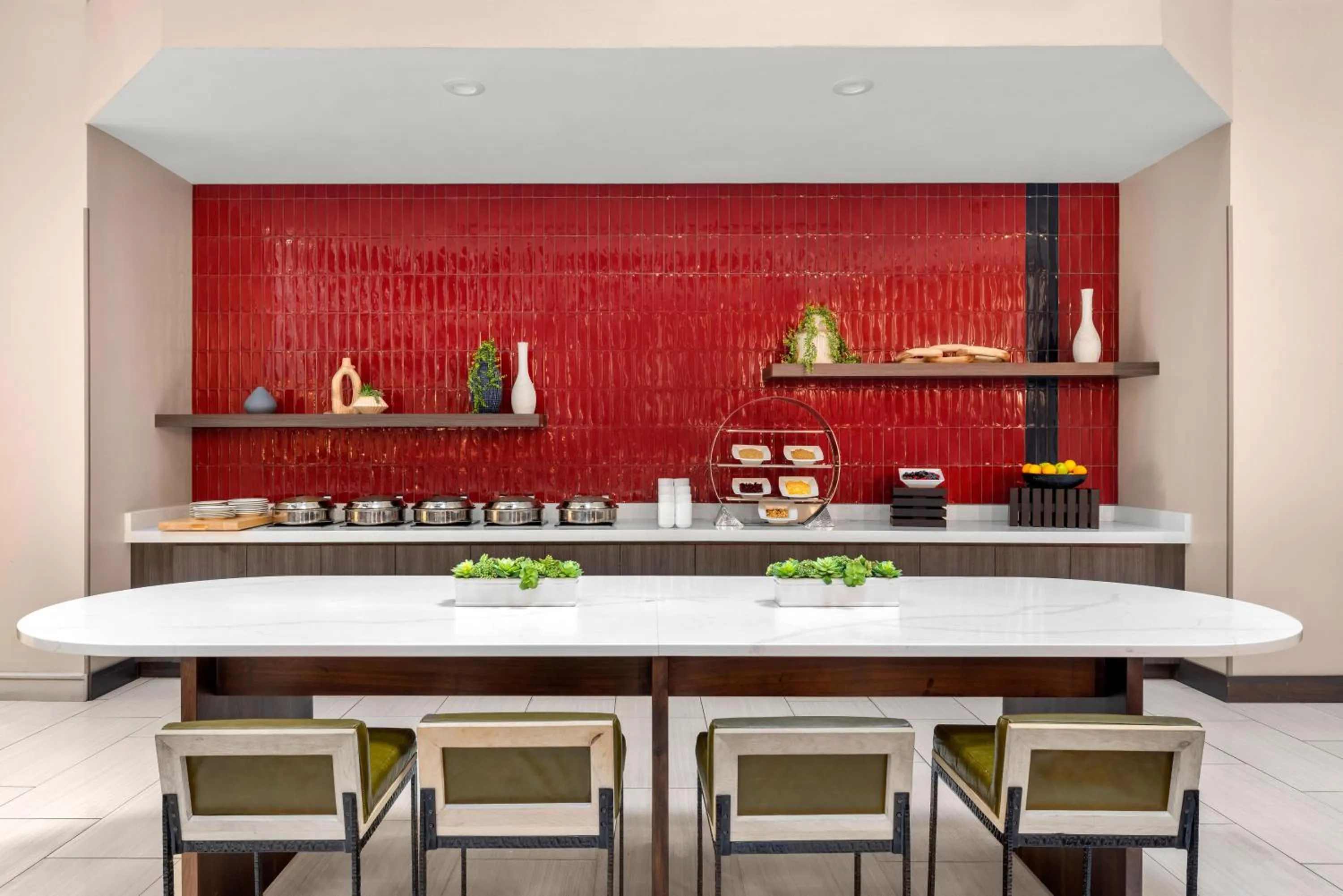 Buffet breakfast in Sheraton Suites Galleria Atlanta