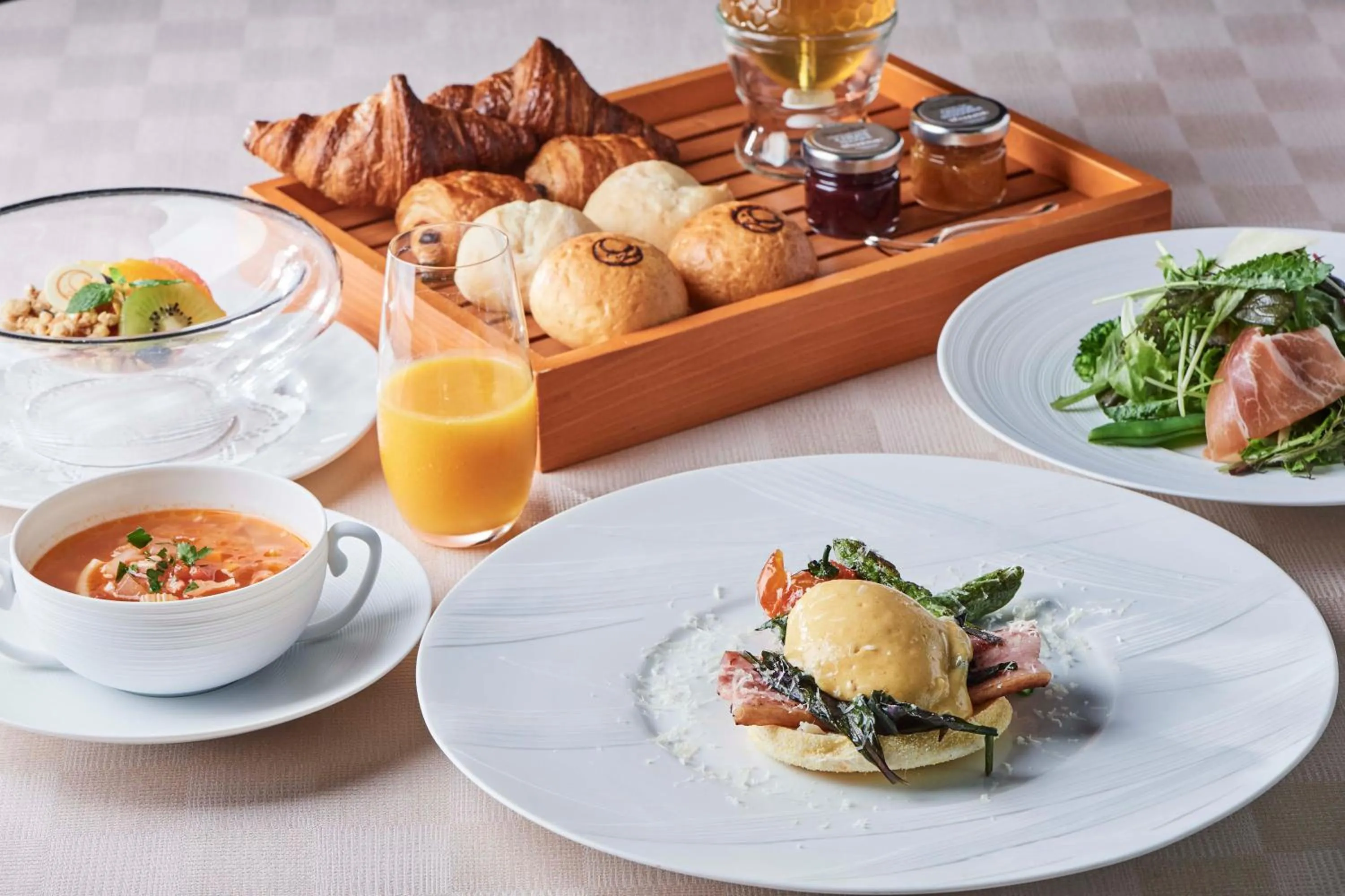 Breakfast in THE HIRAMATSU HOTELS & RESORTS GINOZA OKINAWA