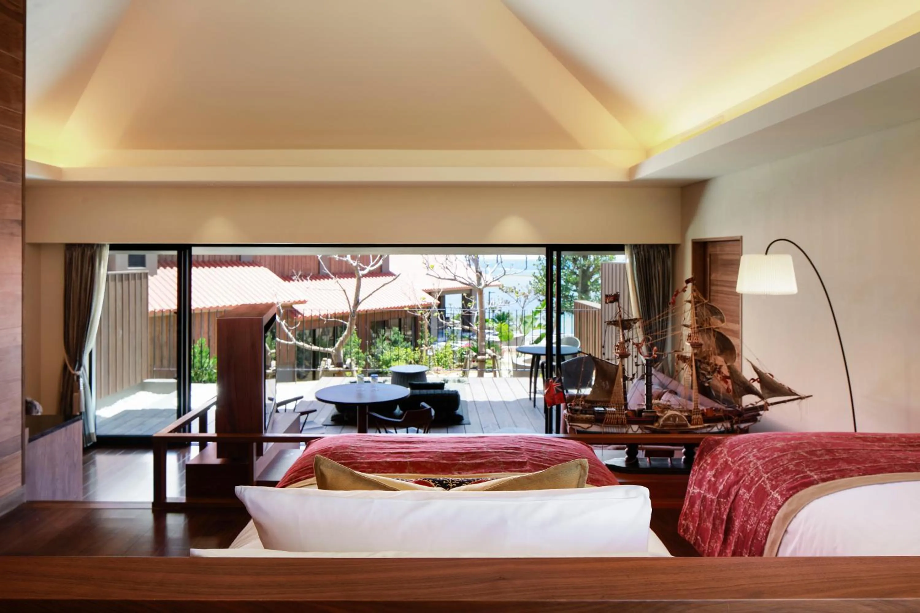 Photo of the whole room, Bed in THE HIRAMATSU HOTELS & RESORTS GINOZA OKINAWA