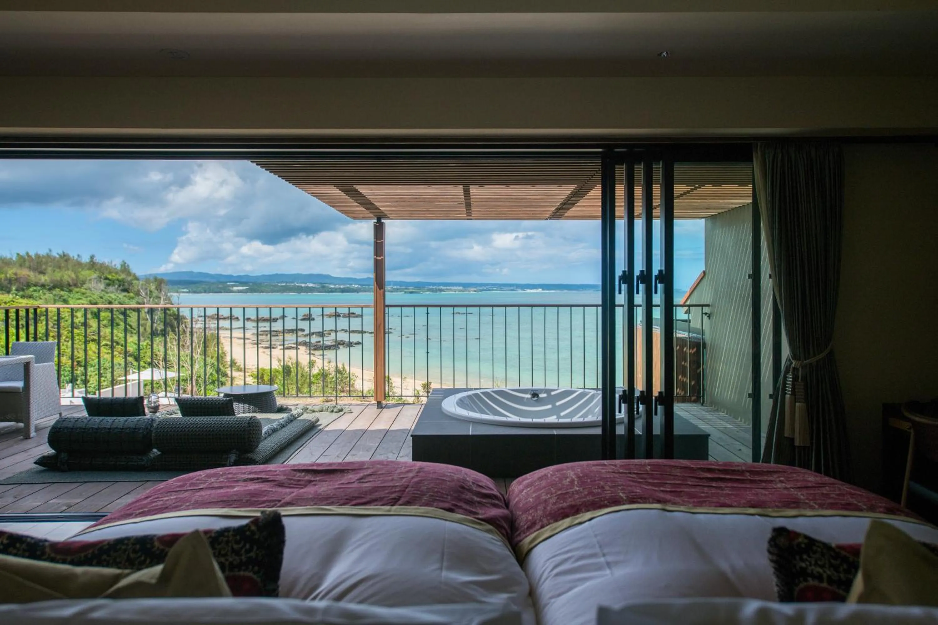 Photo of the whole room, Bed in THE HIRAMATSU HOTELS & RESORTS GINOZA OKINAWA
