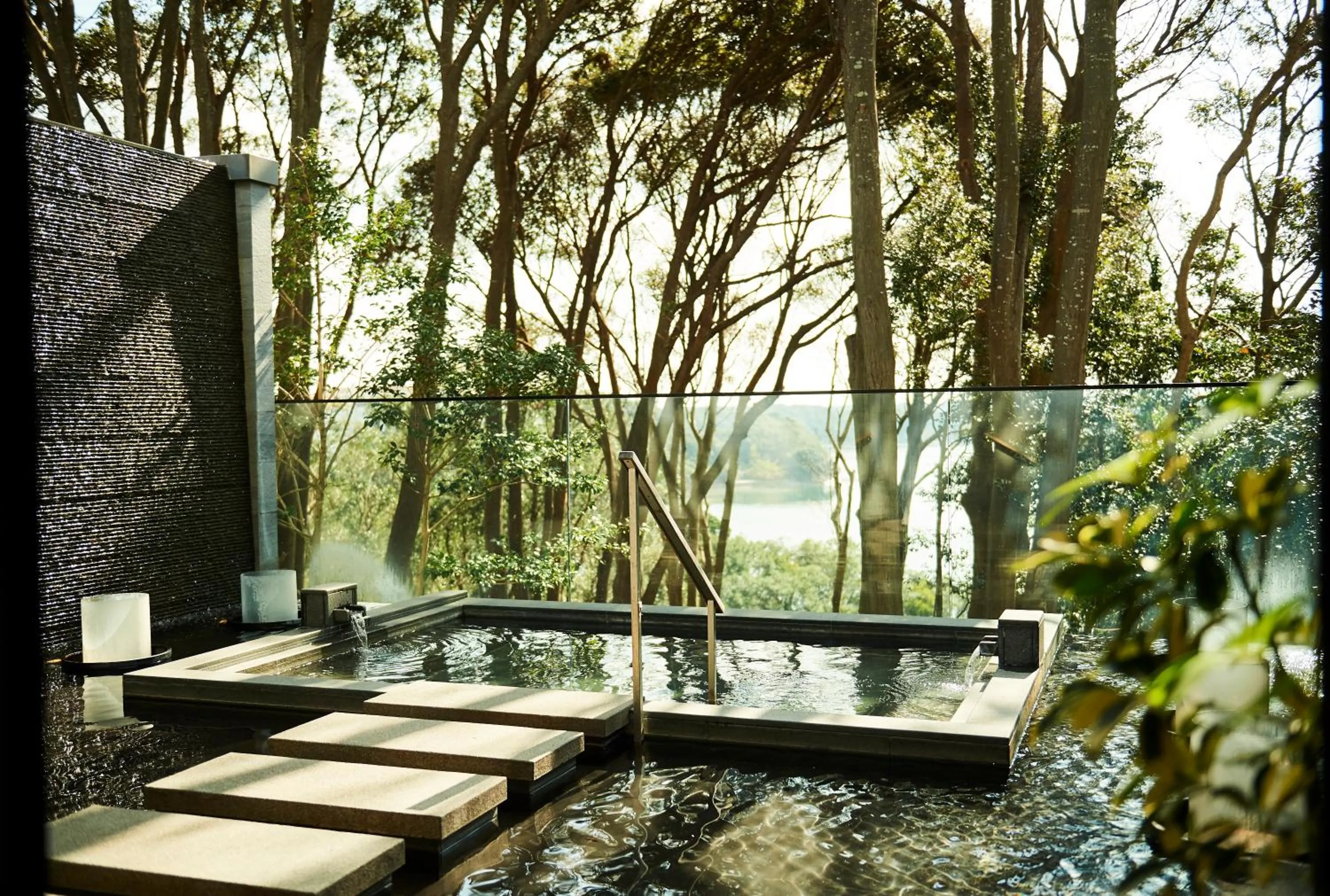 Open Air Bath in THE HIRAMATSU HOTELS & RESORTS KASHIKOJIMA