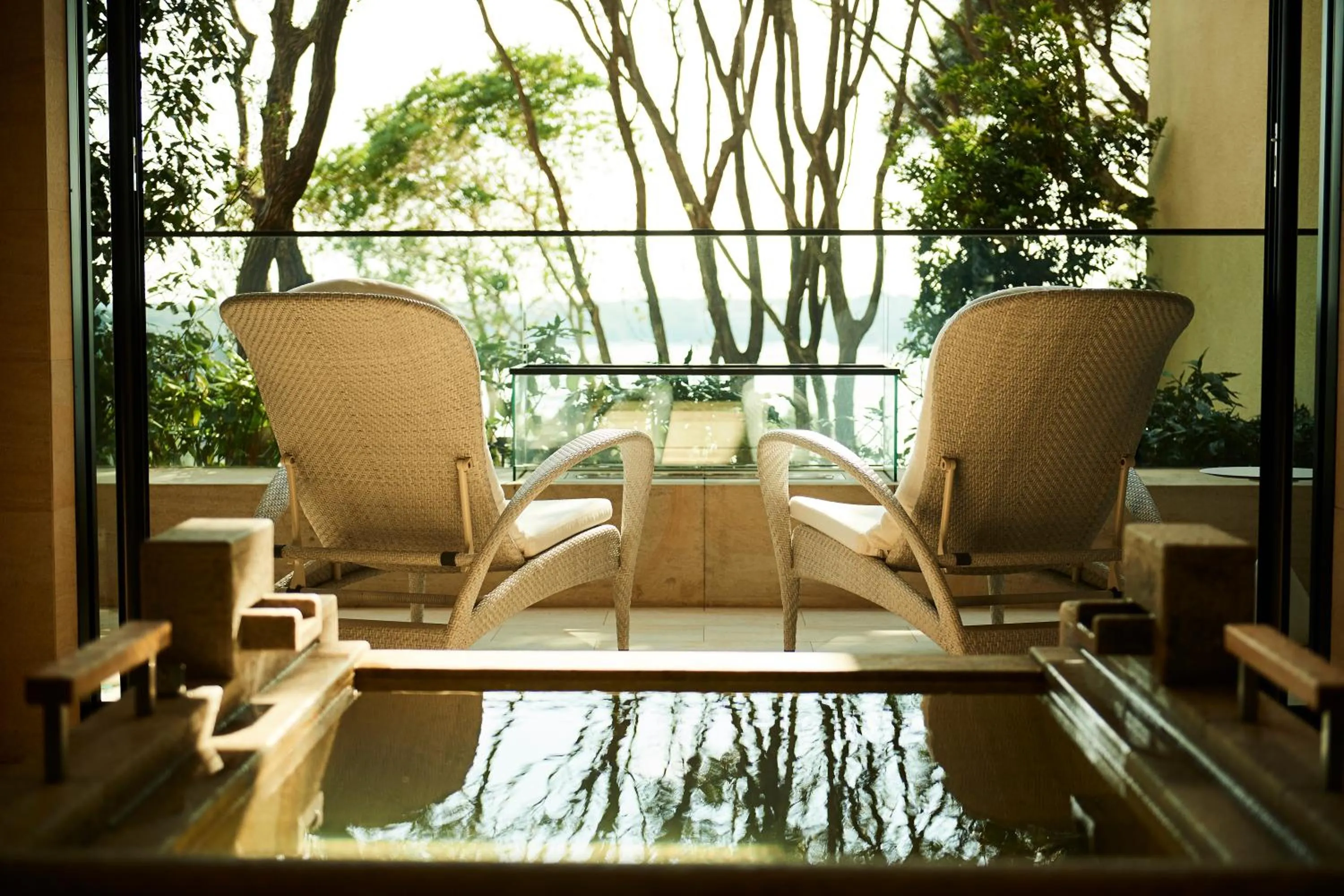 Hot Spring Bath in THE HIRAMATSU HOTELS & RESORTS KASHIKOJIMA