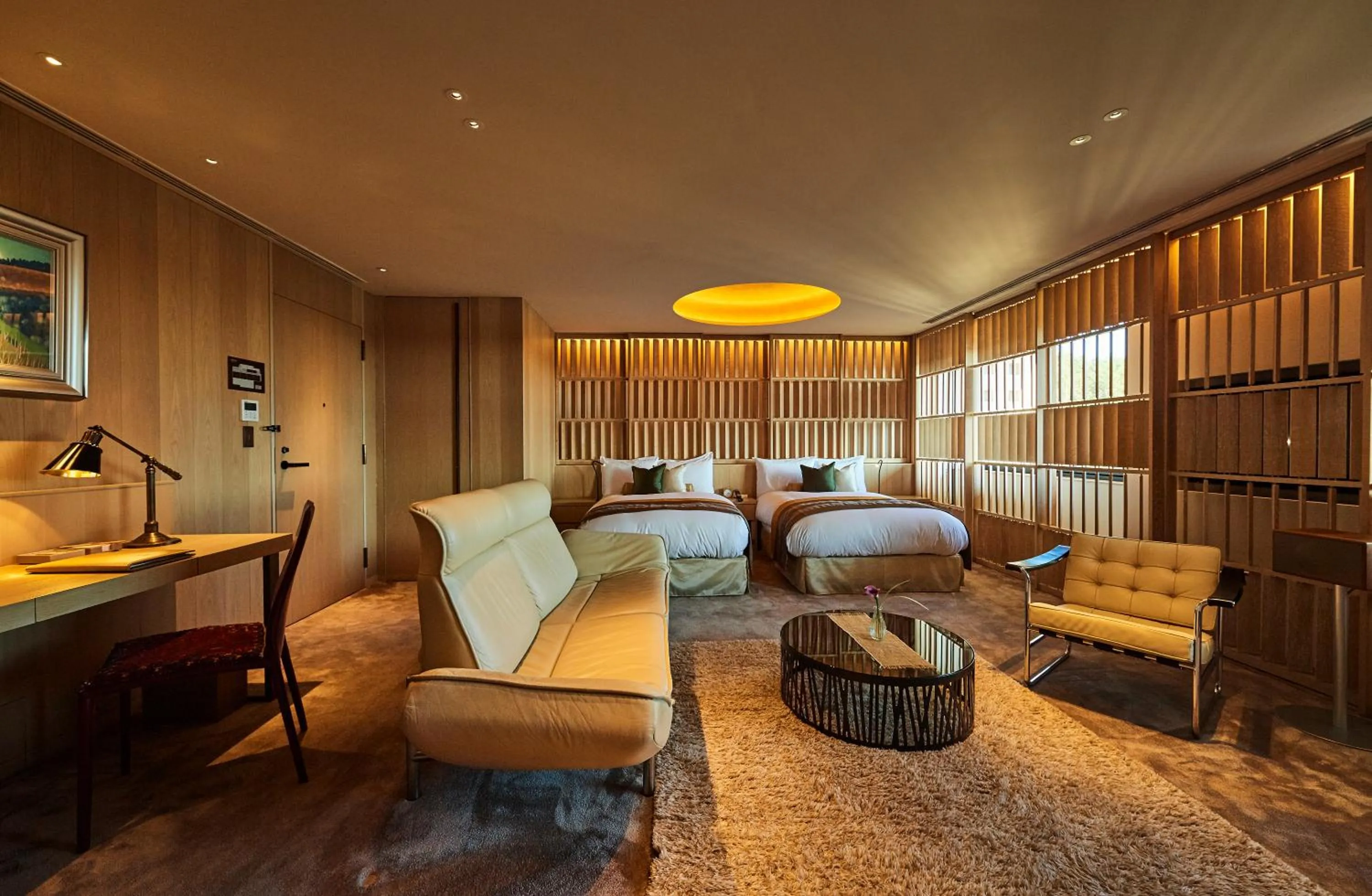 Photo of the whole room, Bed in THE HIRAMATSU HOTELS & RESORTS KASHIKOJIMA