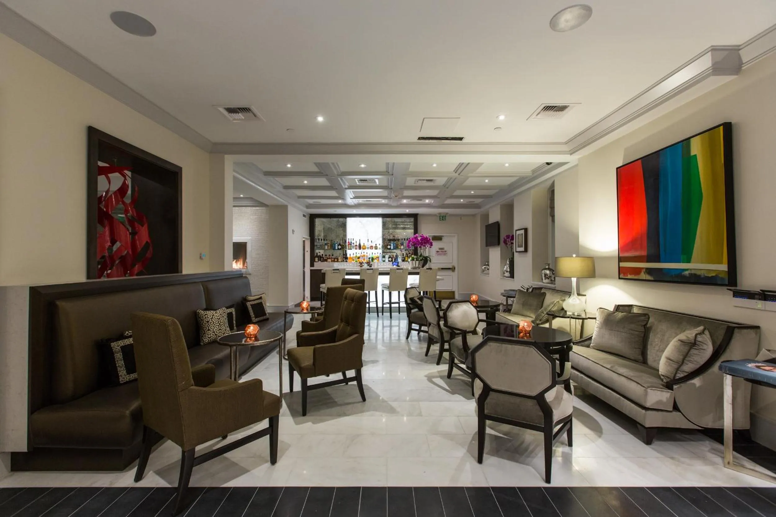 Lobby or reception in Mosaic Hotel Beverly Hills