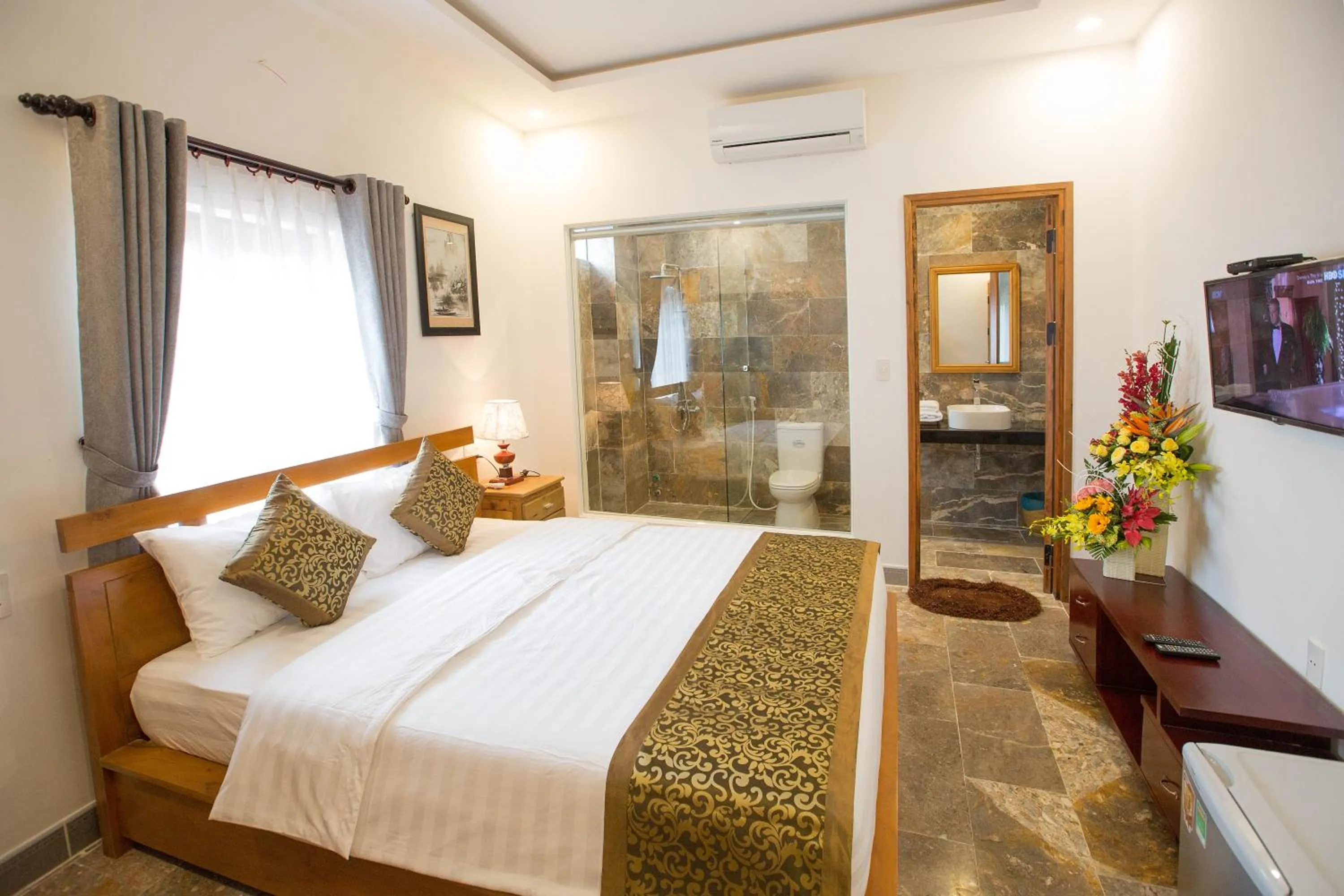 Bed in Lan Uyen Homestay - Hoi An