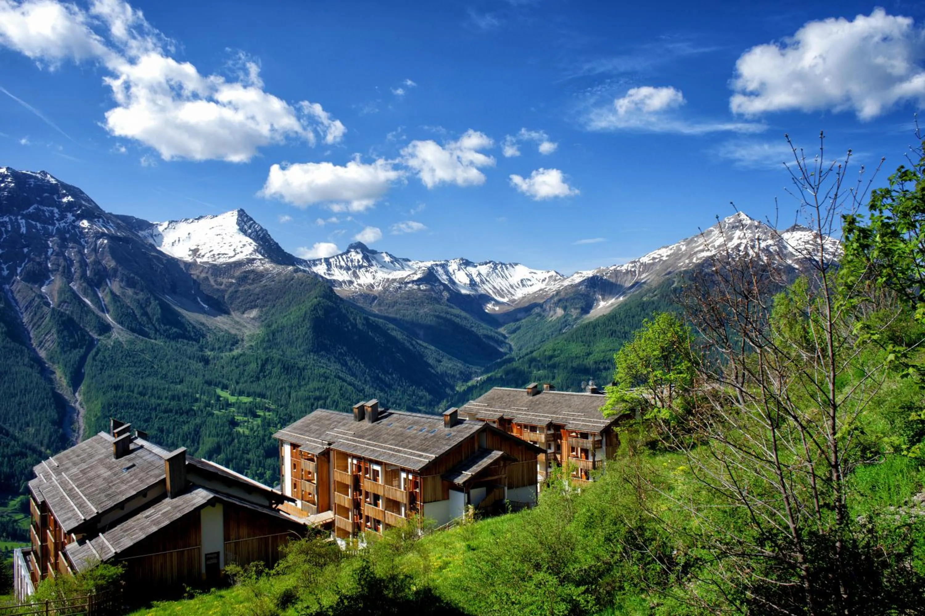 Mountain view in Résidence Vacancéole - Les Etoiles d'Orion