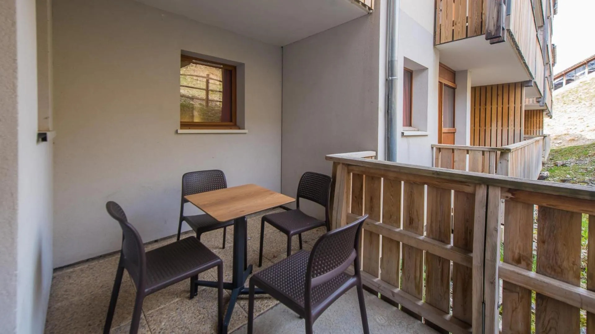 Balcony/Terrace in Résidence Vacancéole - Les Etoiles d'Orion