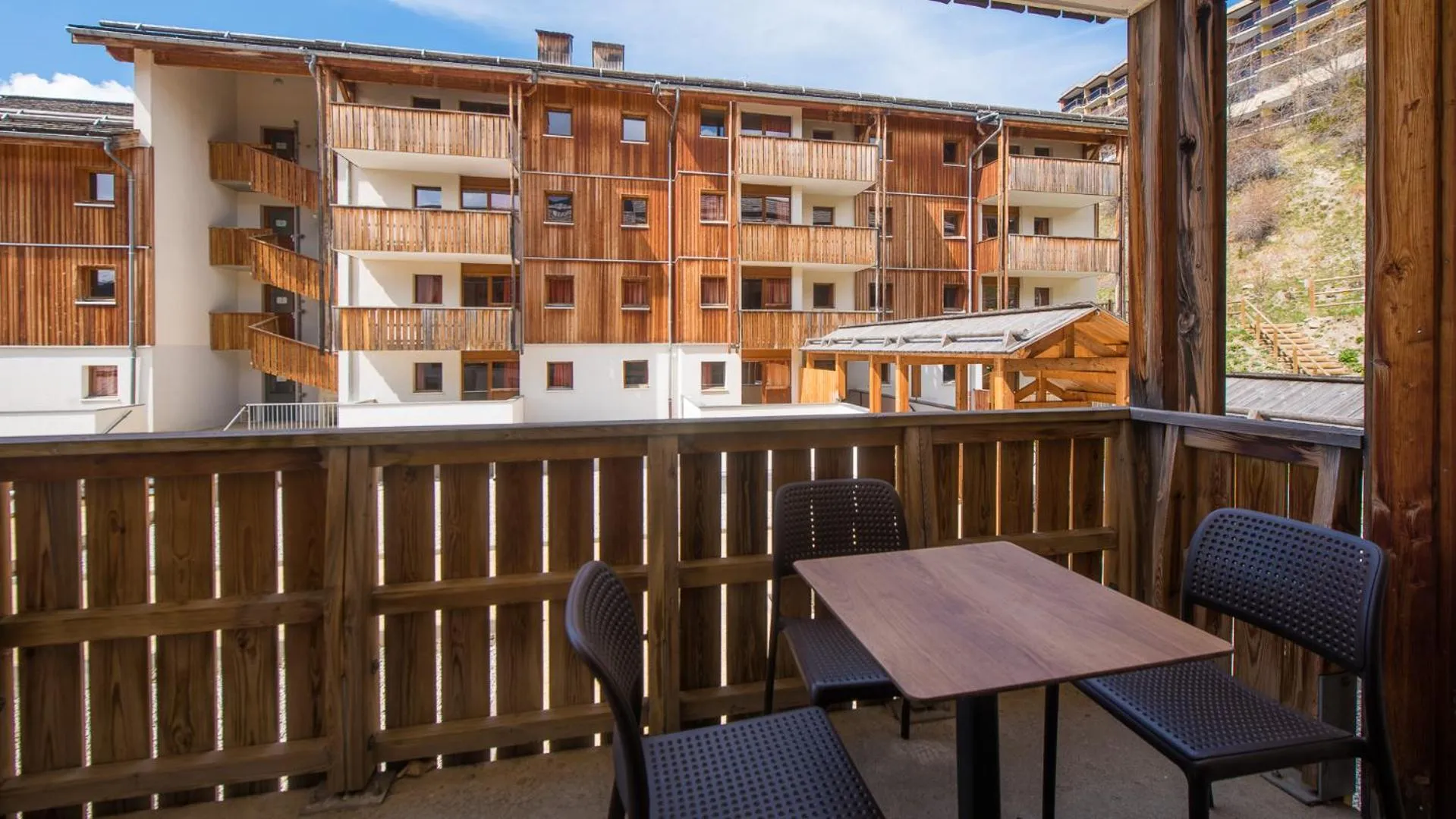 Balcony/Terrace in Résidence Vacancéole - Les Etoiles d'Orion