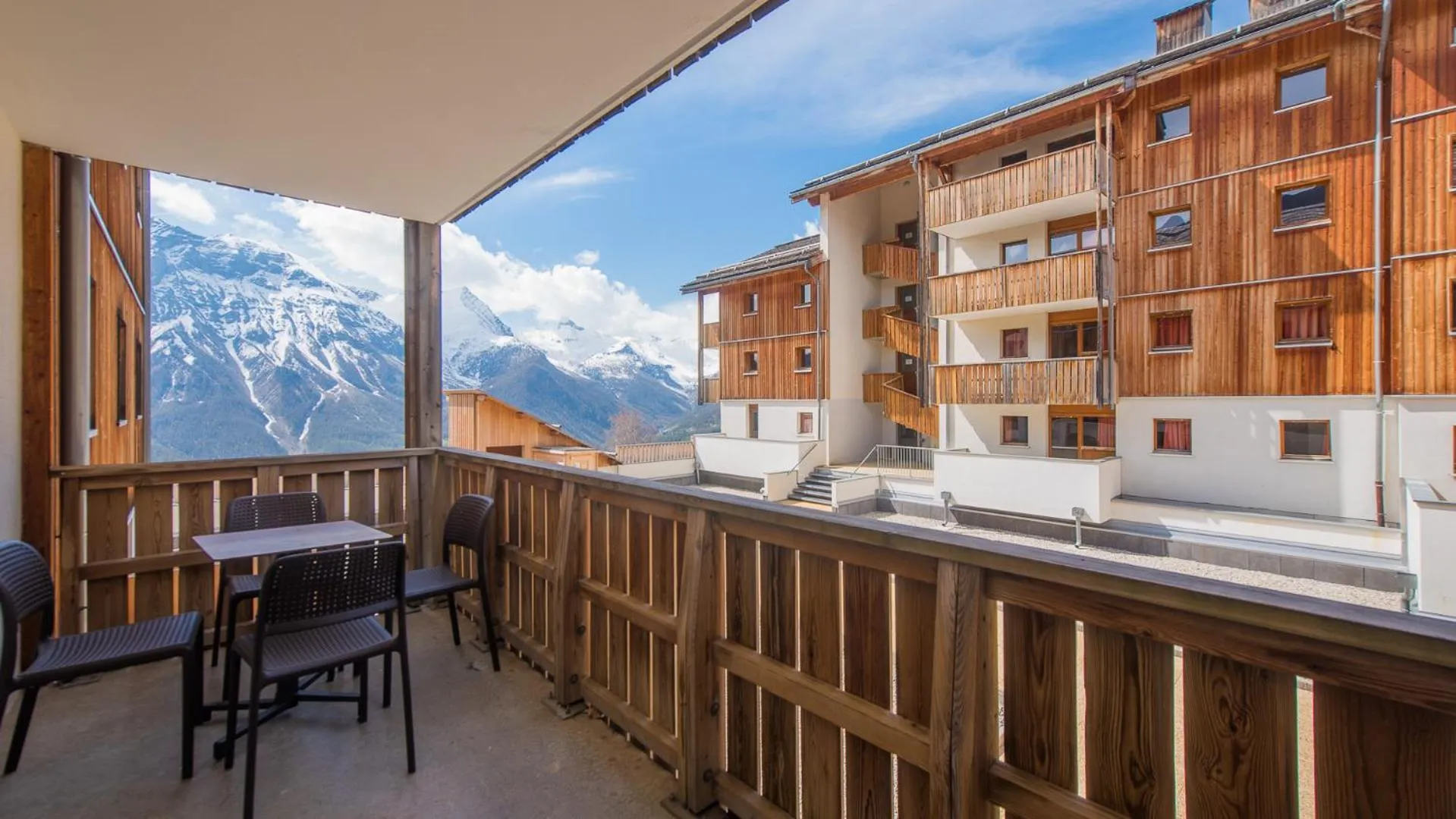 Balcony/Terrace in Résidence Vacancéole - Les Etoiles d'Orion