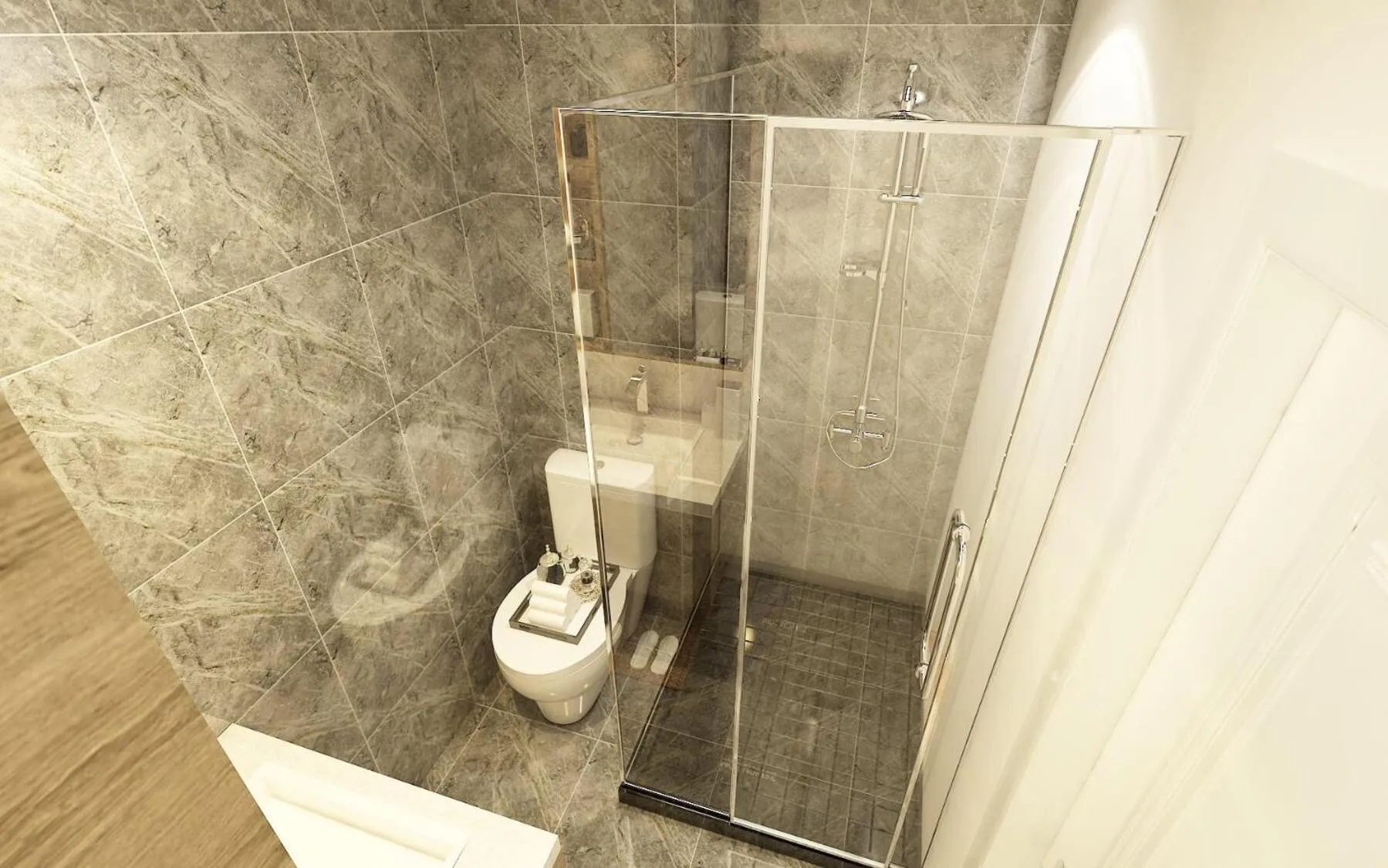 Shower in Hong Thien 1 Hotel