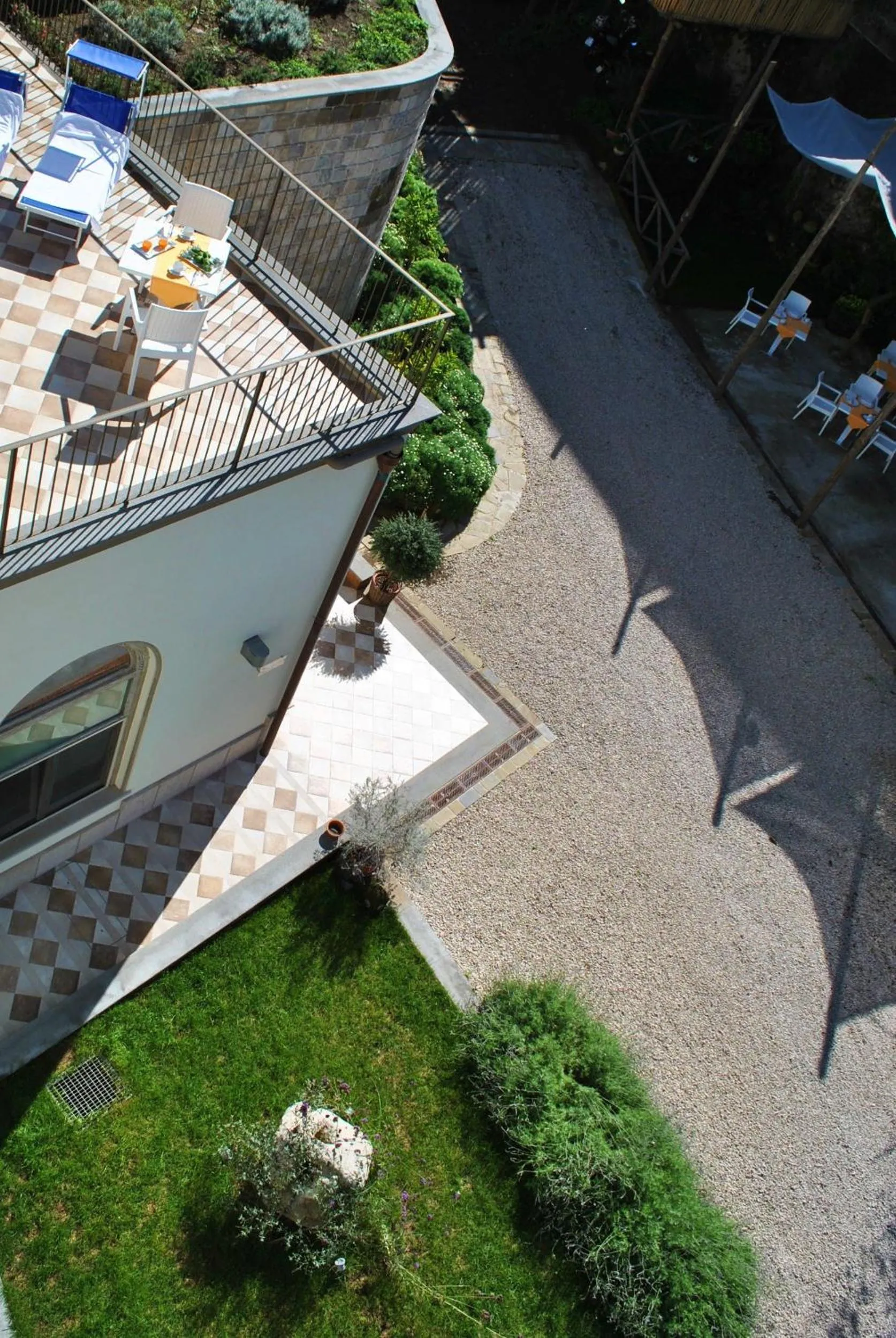 Bird's eye view in Il Palmento Relais
