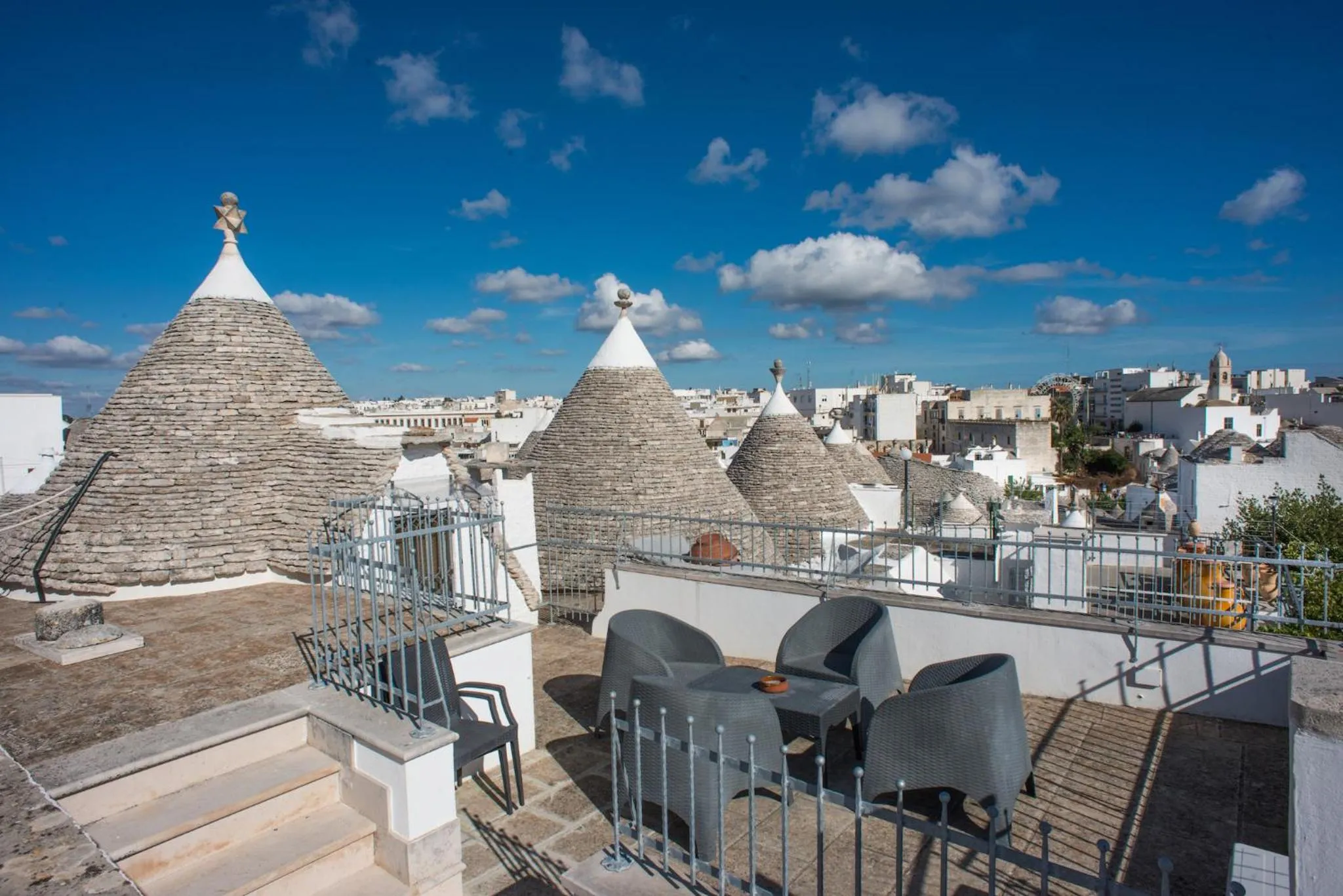 Balcony/Terrace in Romantic Trulli