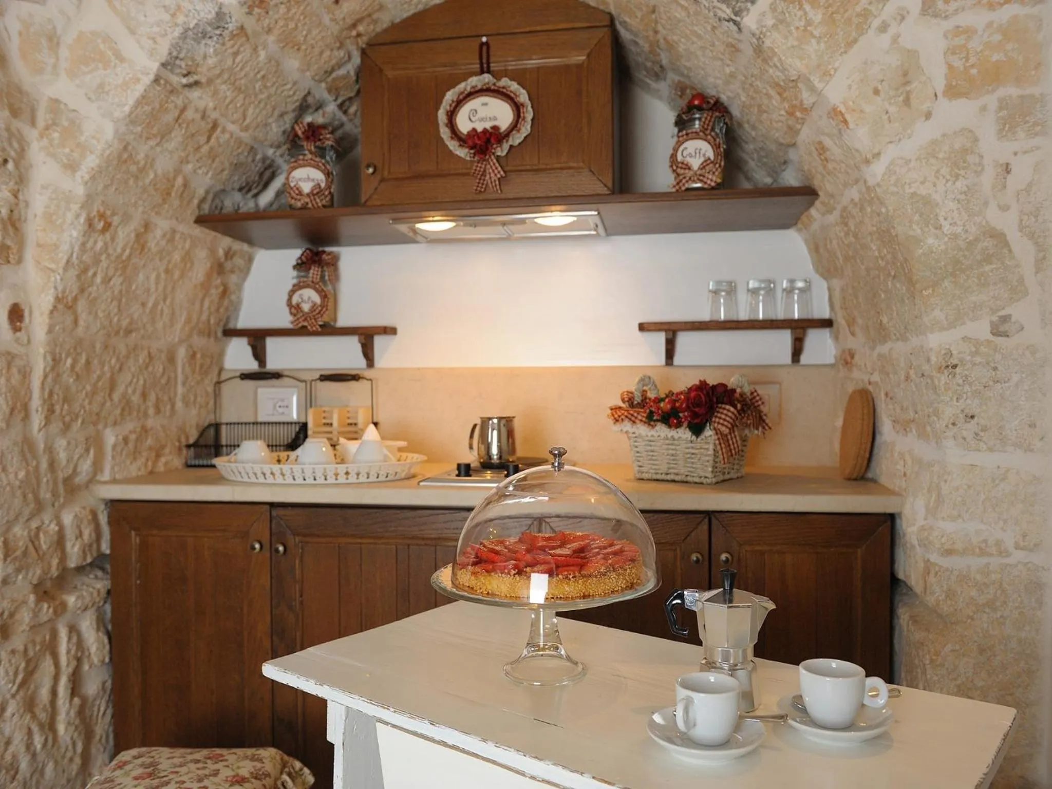Kitchen or kitchenette in Romantic Trulli