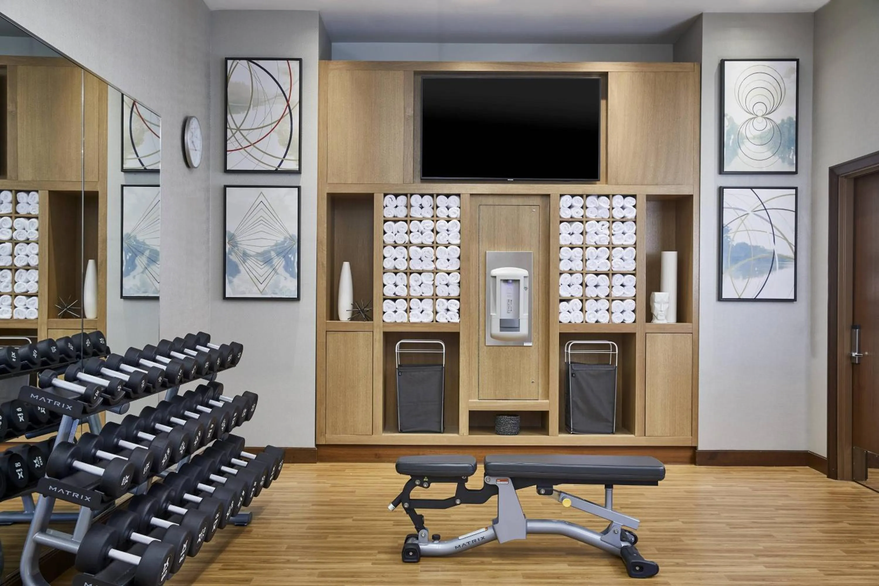 Fitness centre/facilities in AC Hotel by Marriott Atlanta Airport Gateway