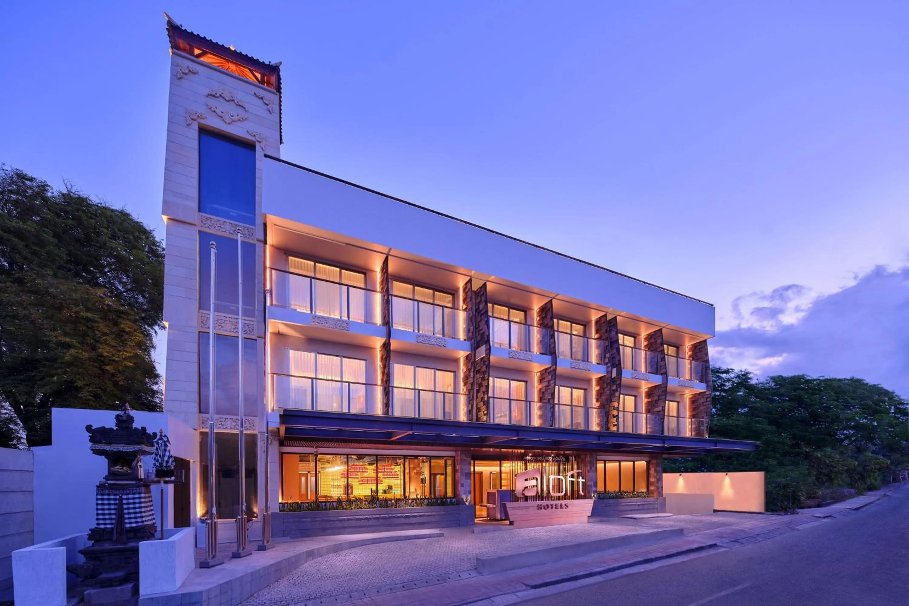 Property building in Aloft Bali Seminyak
