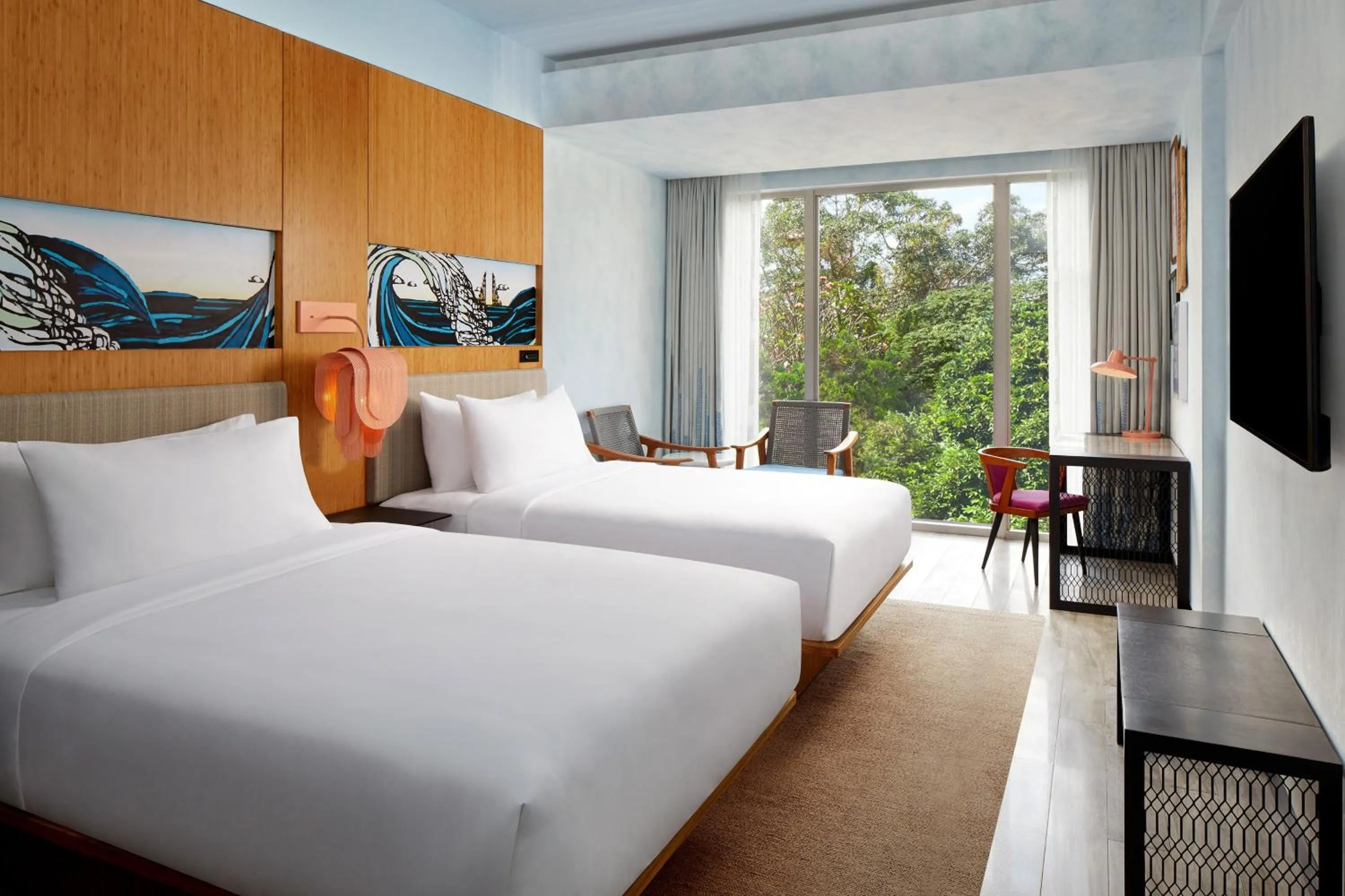 Photo of the whole room, Bed in Aloft Bali Seminyak